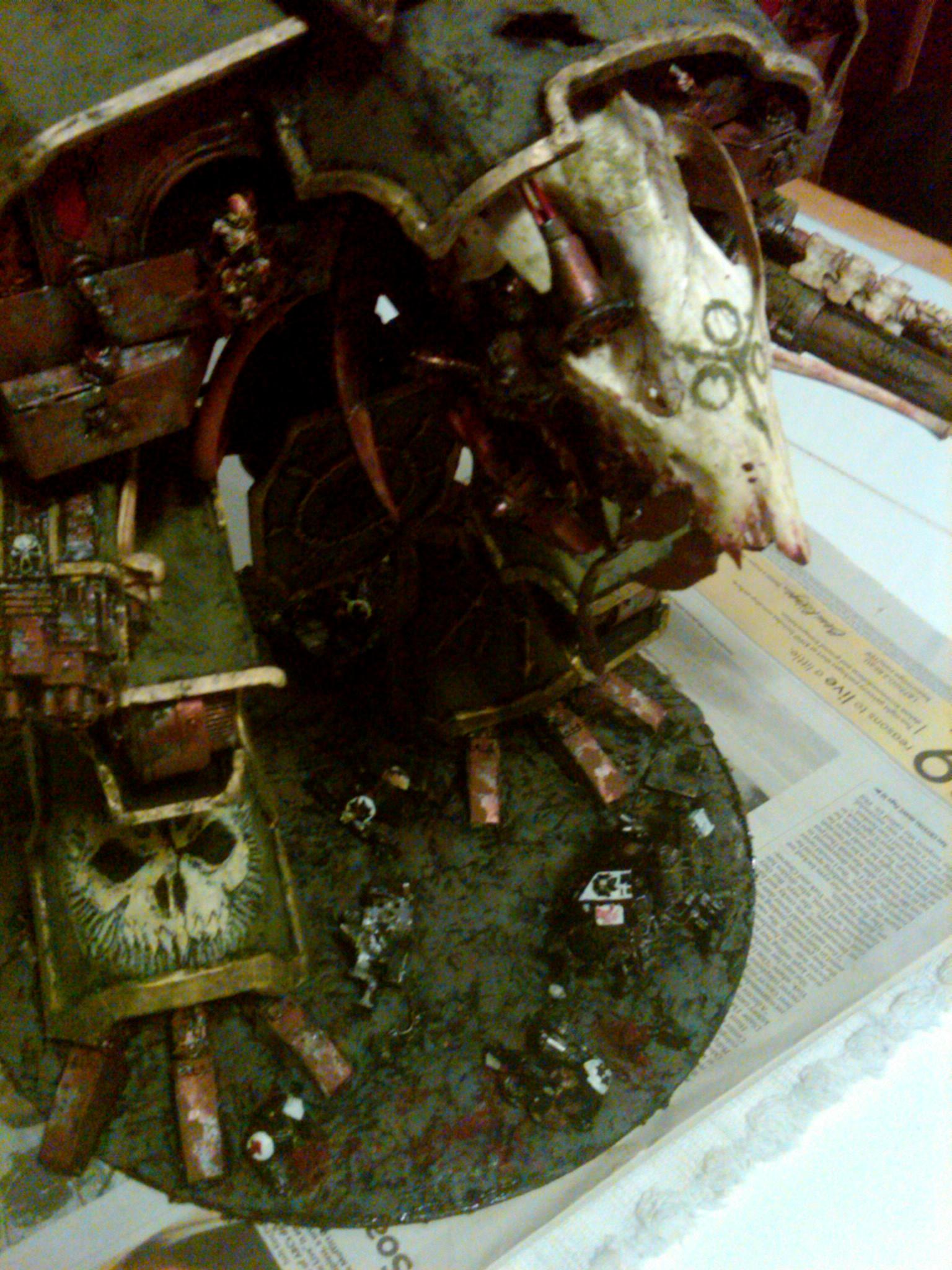 Chaos, Nurgle, Real Animal Skull, Warhound
