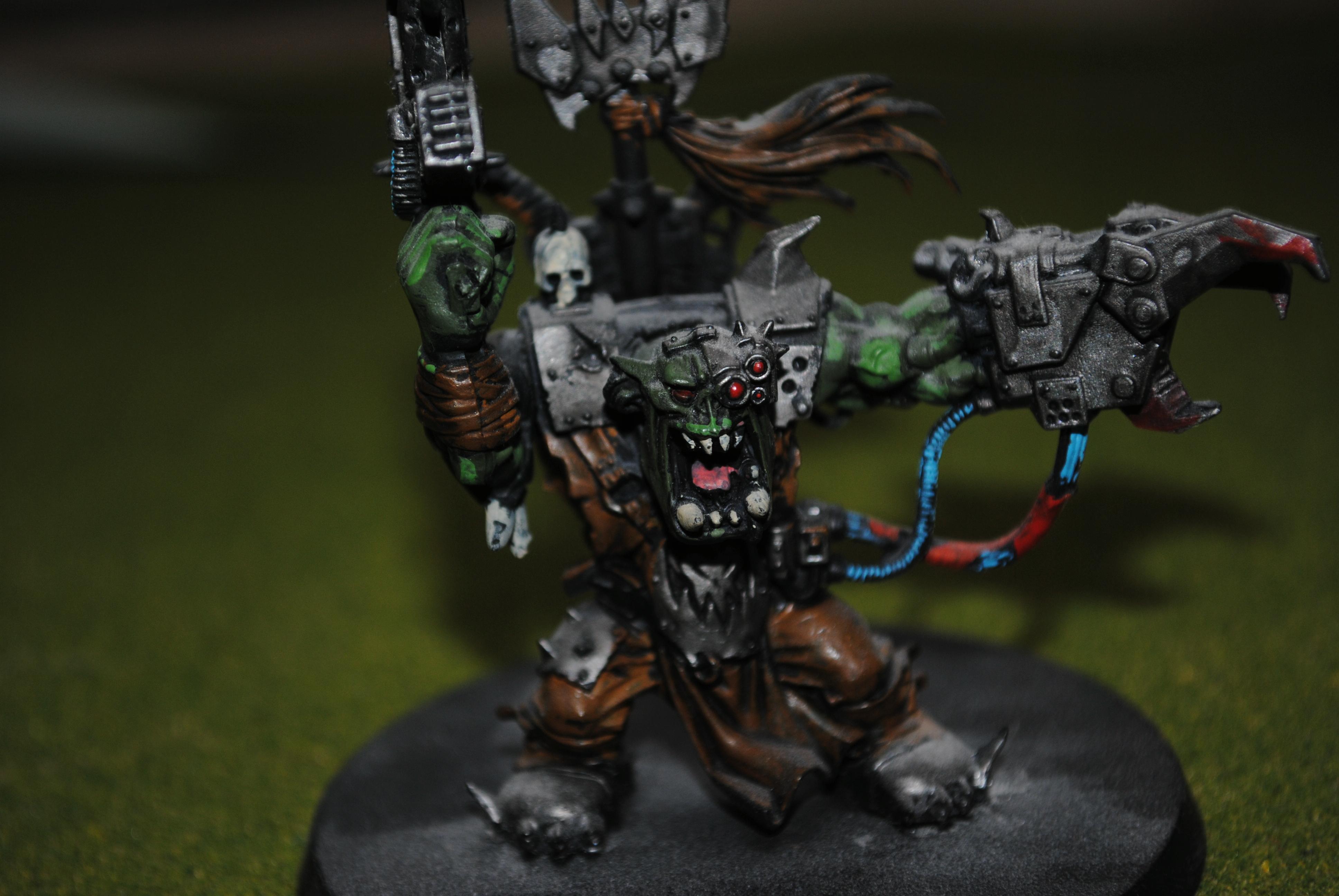 The warboss that needs repainting, and a name