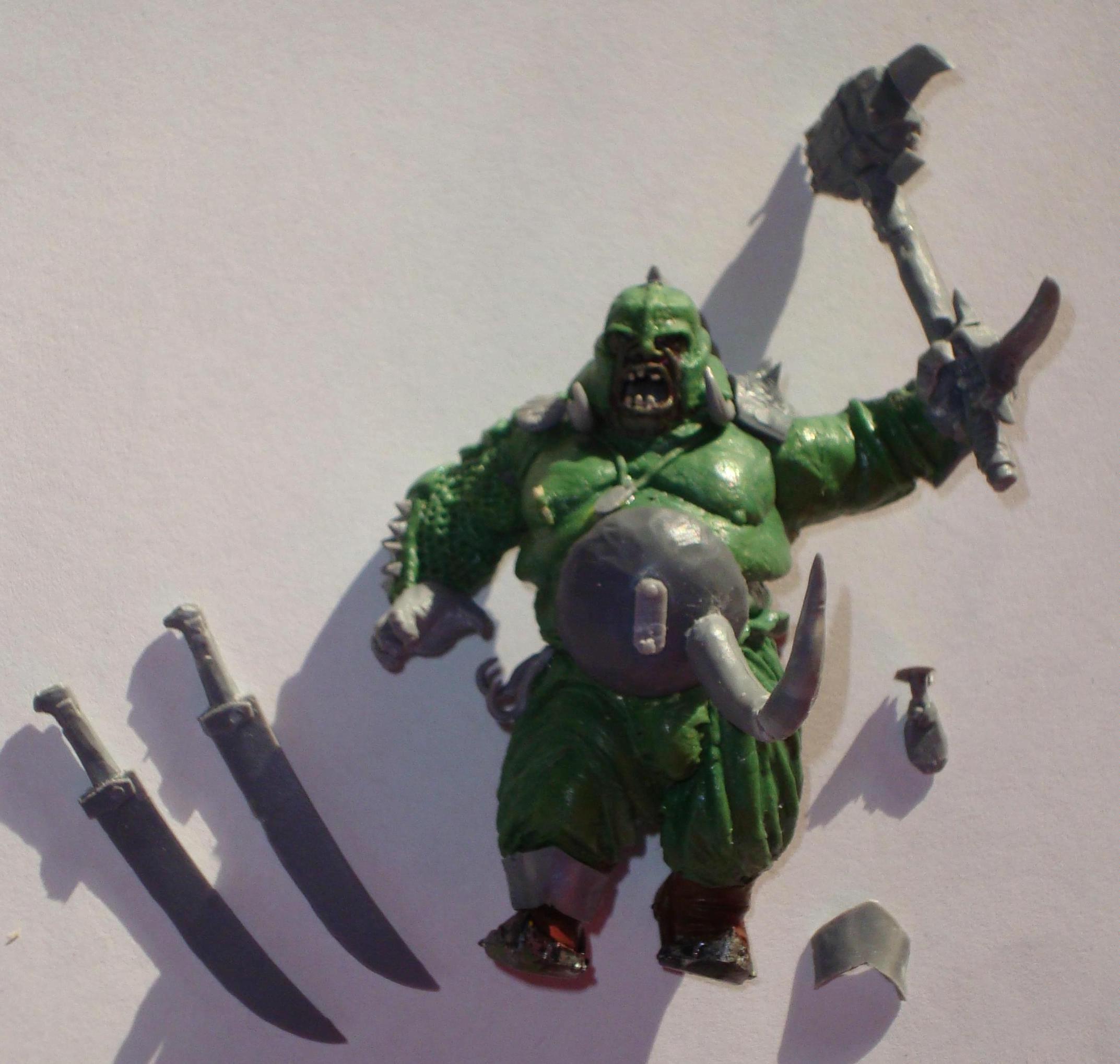 Bruiser, Conversion, Greenstuff, Hive Tyrant, Ogre Kingdoms, Scratch Build, Warhammer Fantasy, Work In Progress