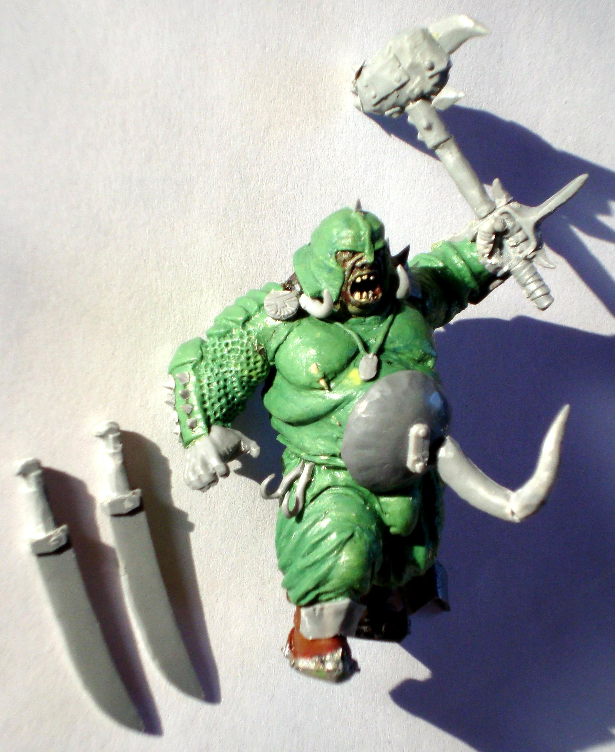 Bruiser, Conversion, Greenstuff, Hive Tyrant, Ogre Kingdoms, Ogres, Scratch Build, Warhammer Fantasy, Work In Progress