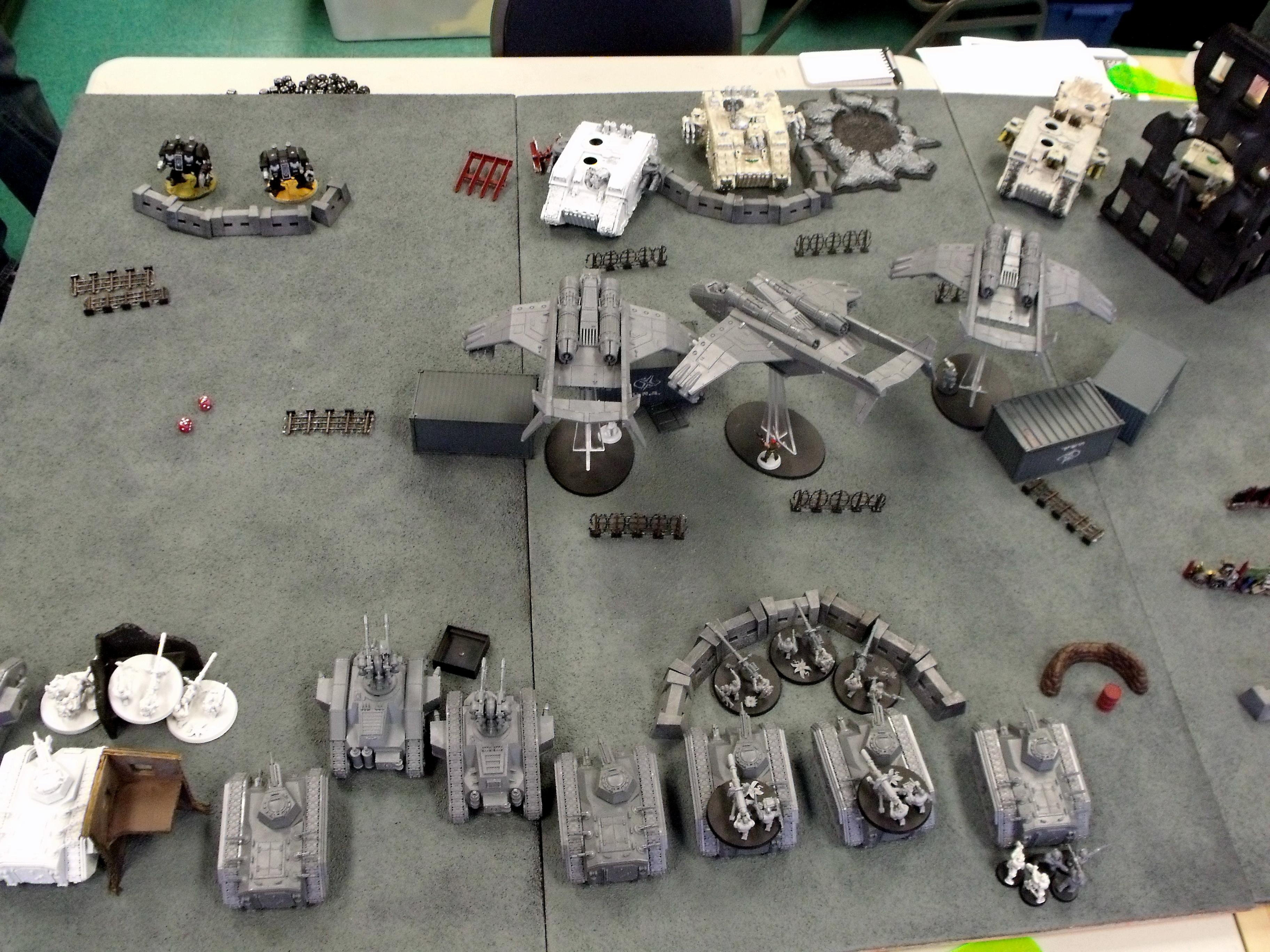 Battle, Imperial Guard, Space Marines, Tabletop