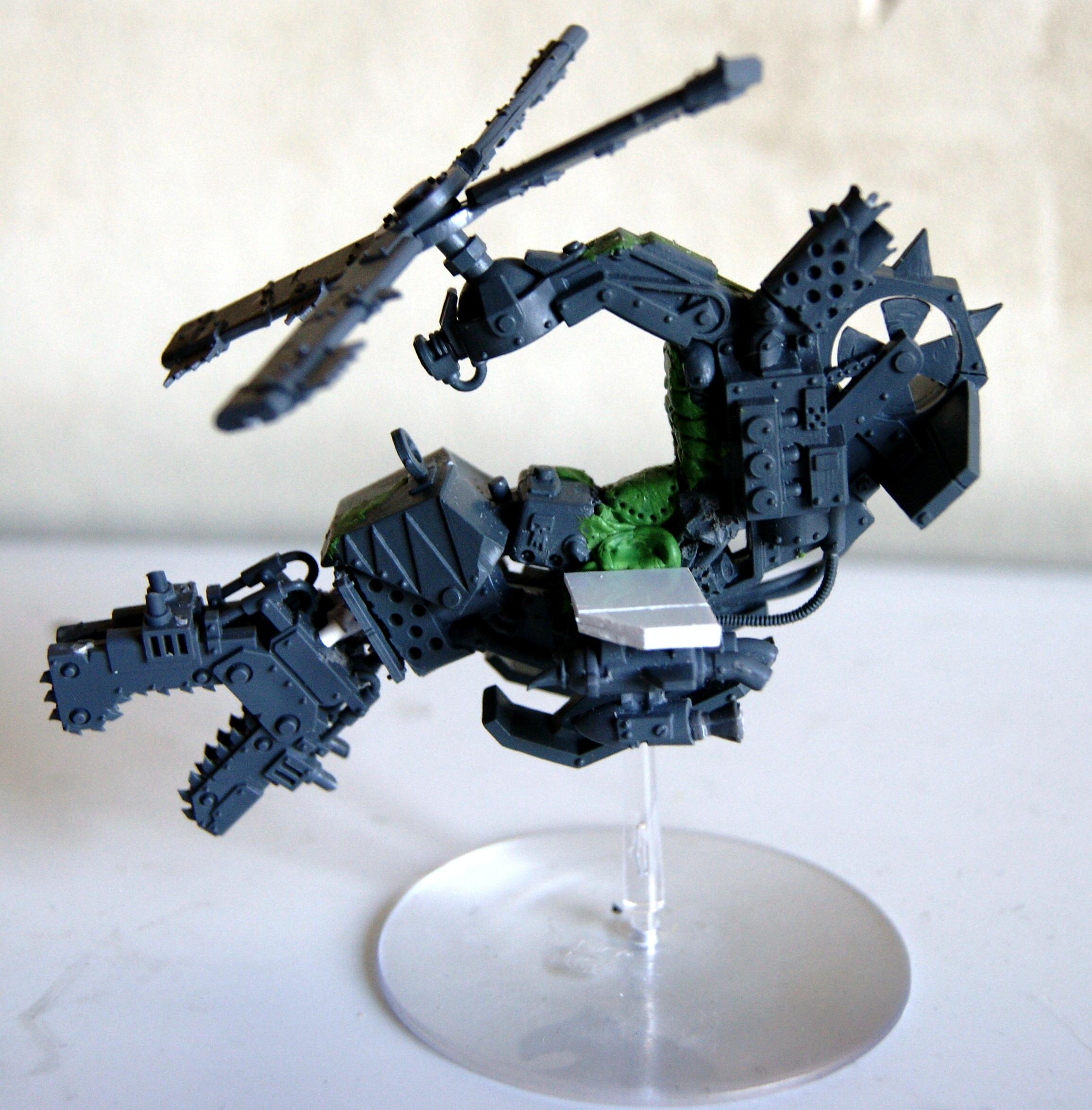 Buzzsaw, Conversion, Deffkopta, Grot Rebellion, Grot Rebels, Grots, Warhammer 40,000, Work In Progress