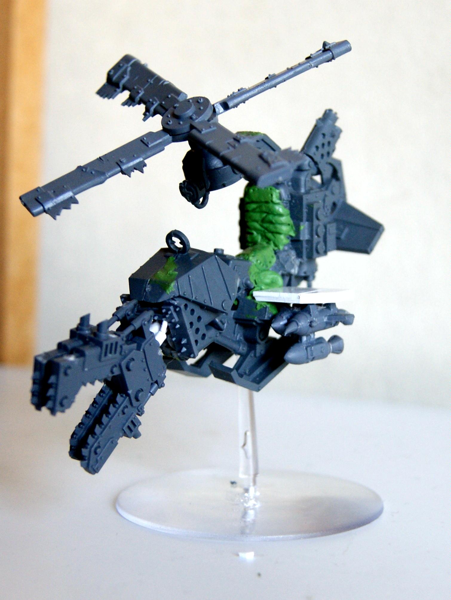 Buzzsaw, Conversion, Deffkopta, Grot Rebellion, Grot Rebels, Grots, Warhammer 40,000, Work In Progress
