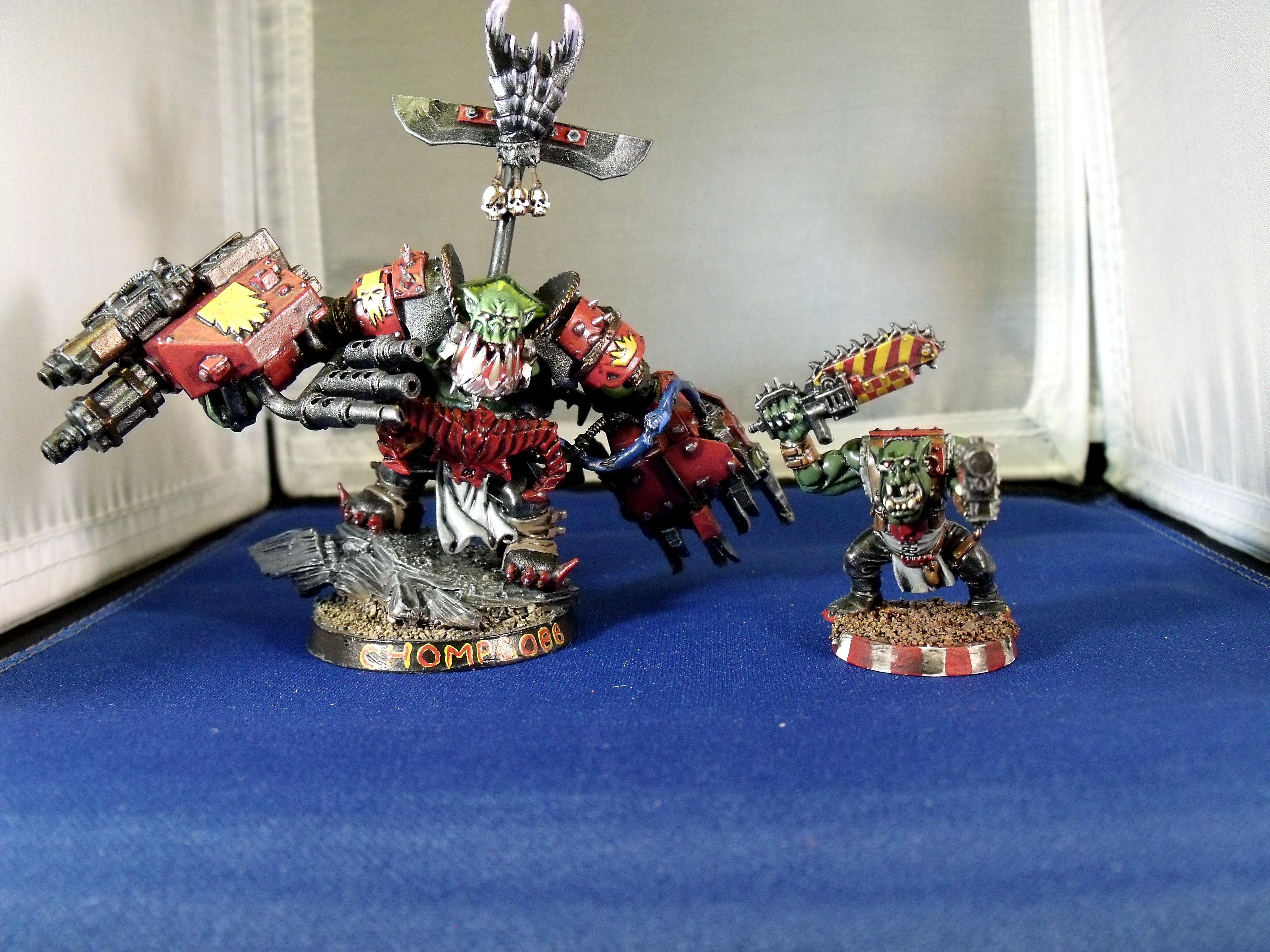 Orks, Warboss, Warboss with Boy