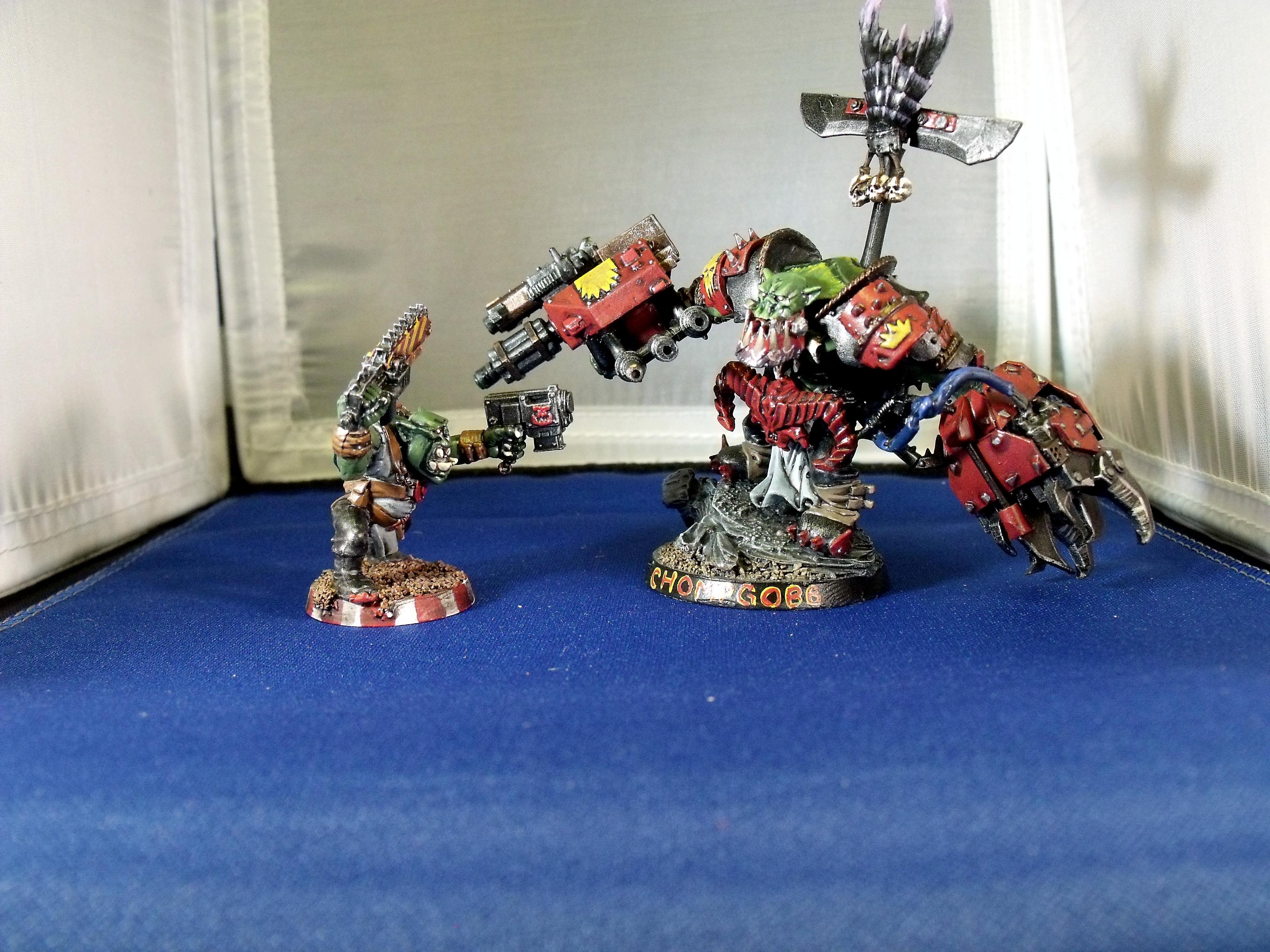 Boy, Orks, Warboss, Warboss with Boy