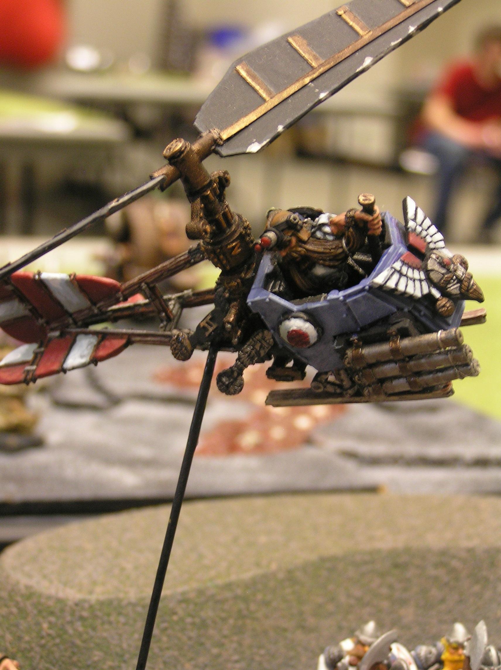 Dwarves, Gyrocopter, Hengil's Hawk Zoomed In