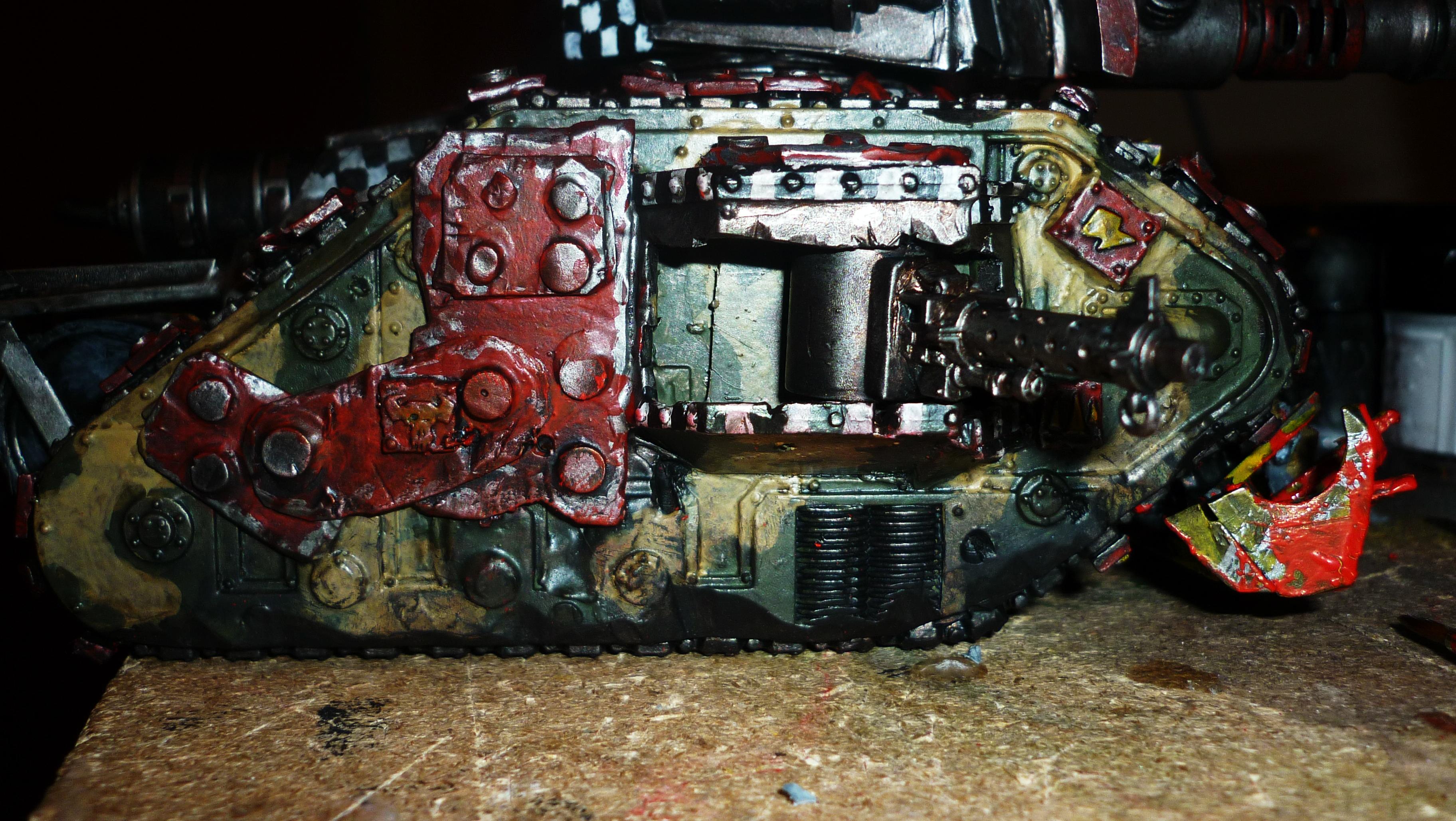 Leman Russ, Looted, Orks, Warhammer 40,000, Work In Progress