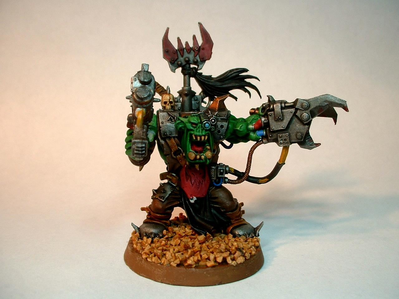 Orks, Warboss, Nearly Finished Warboss