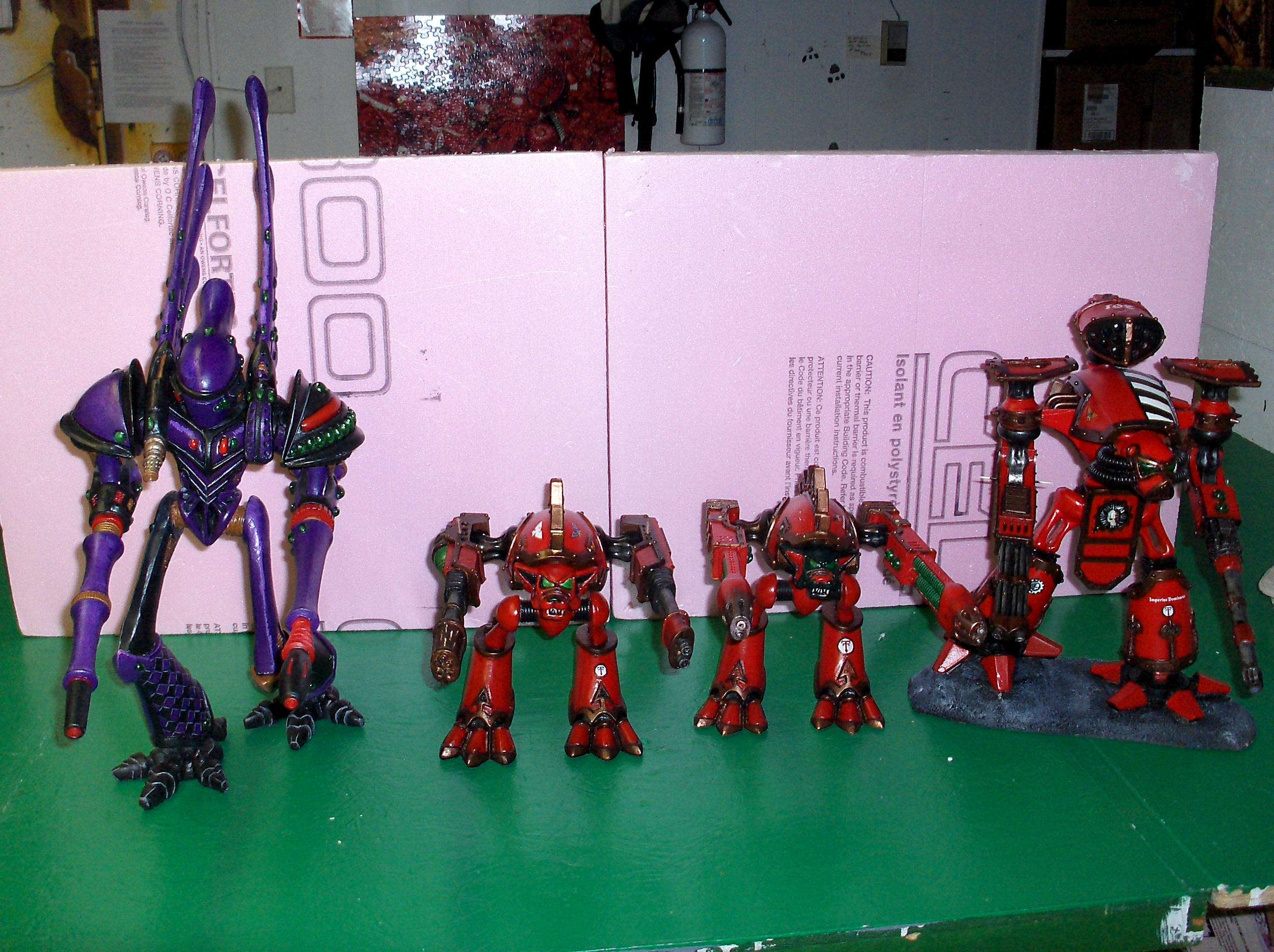 Armorcast, Phantom, Reaver, Titan, Warhound