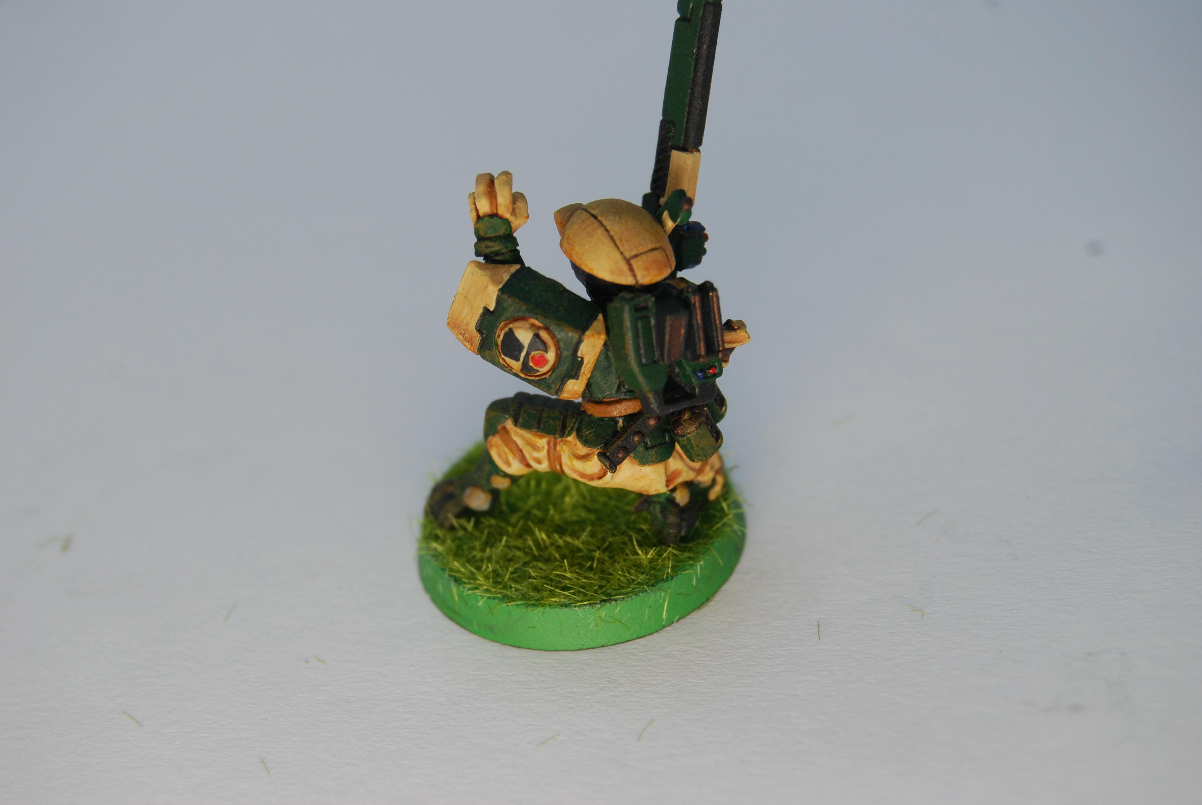 Tau firewarrior squad leader side