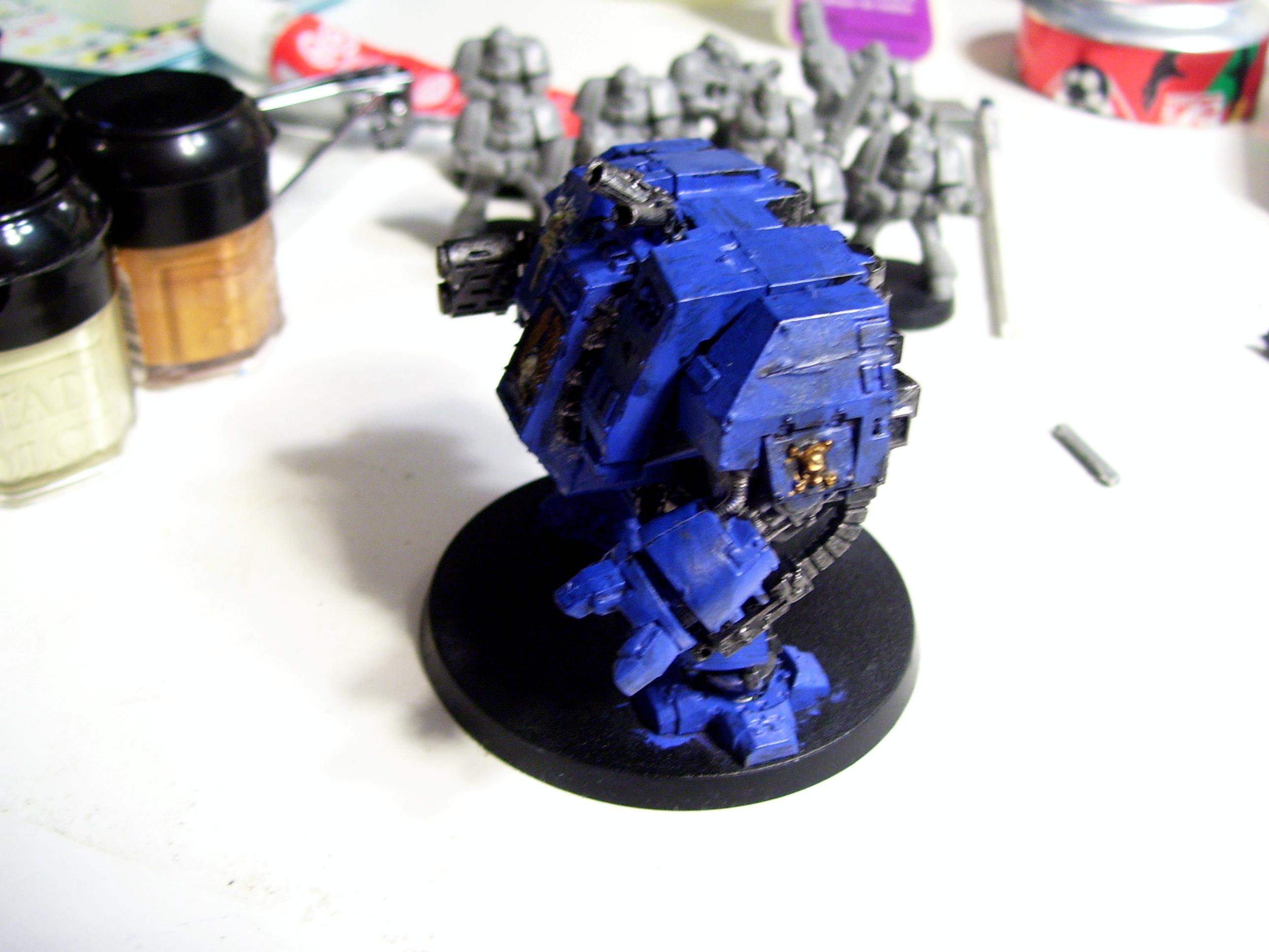 Dreadnought, Space Marines, Ultramarines, Warhammer 40,000