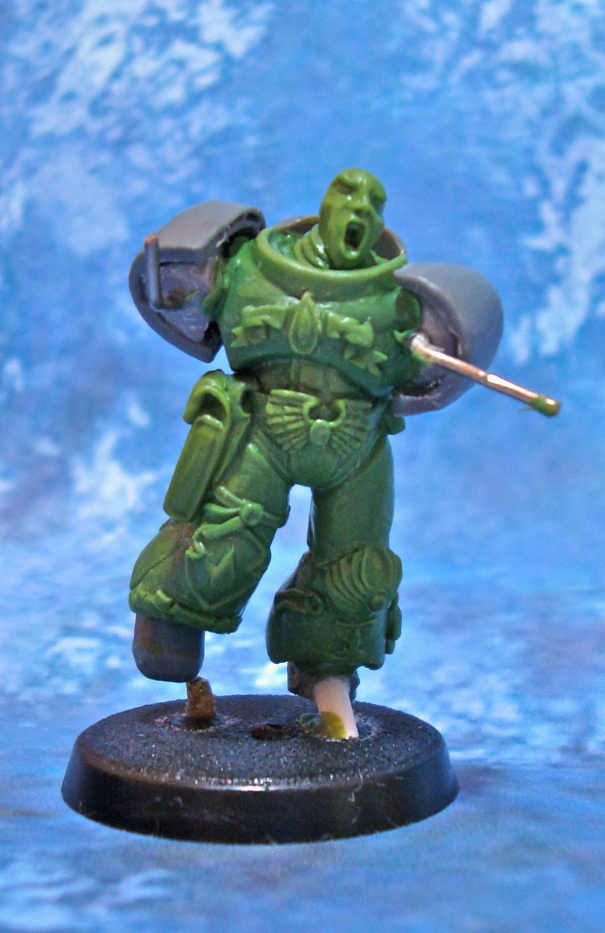 Cnversion, Greenstuff, Sculpting, Space Marines