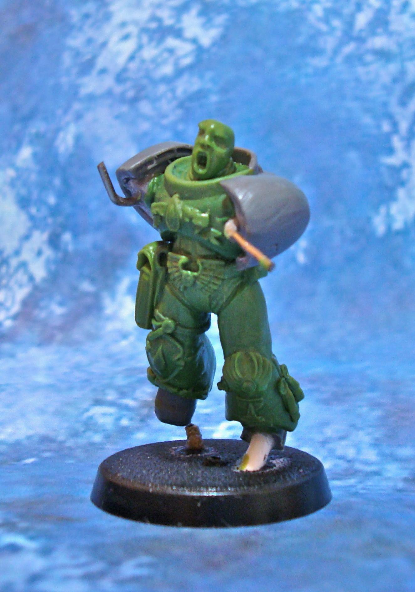 Greenstuff, Sculpting, Space Marines