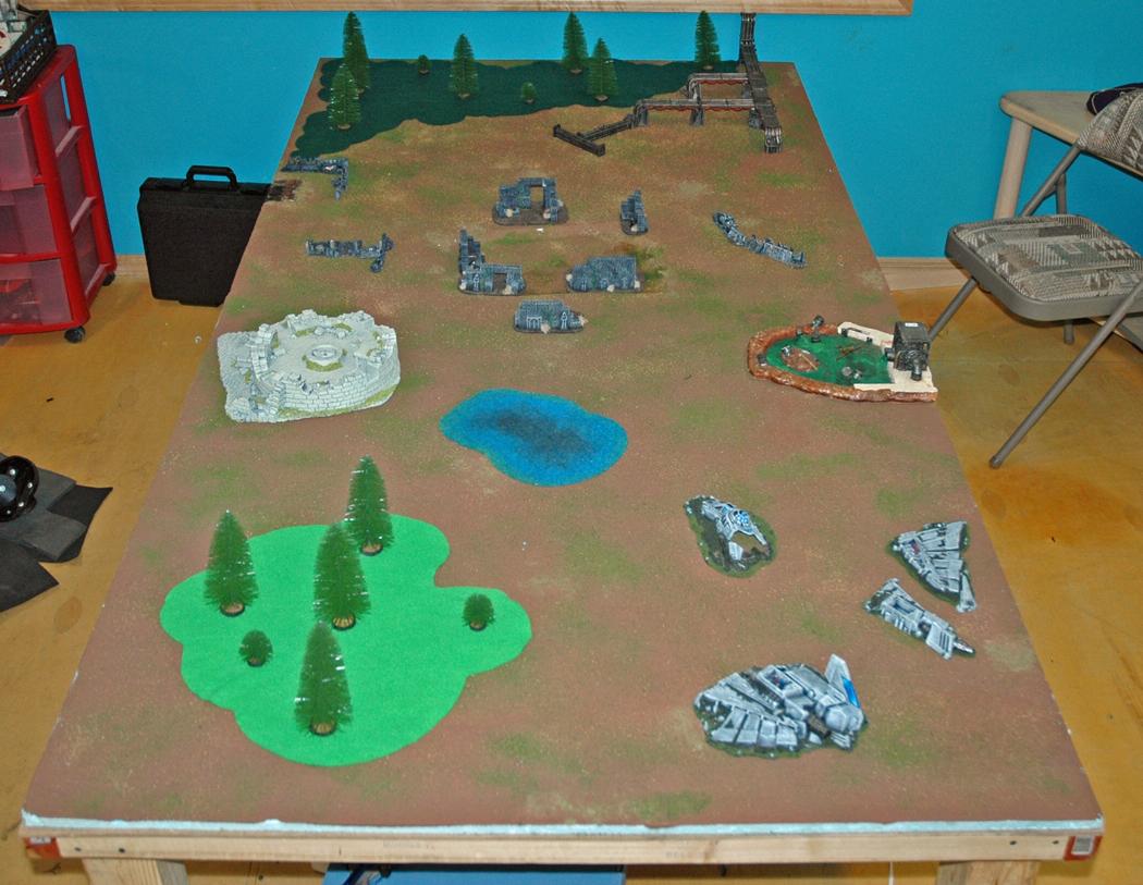 table set up