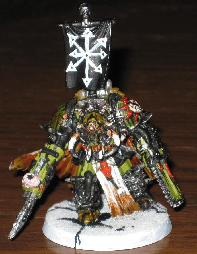 Chaos, Chaos Space Marines, Lord, Nurgle, Terminator Armor