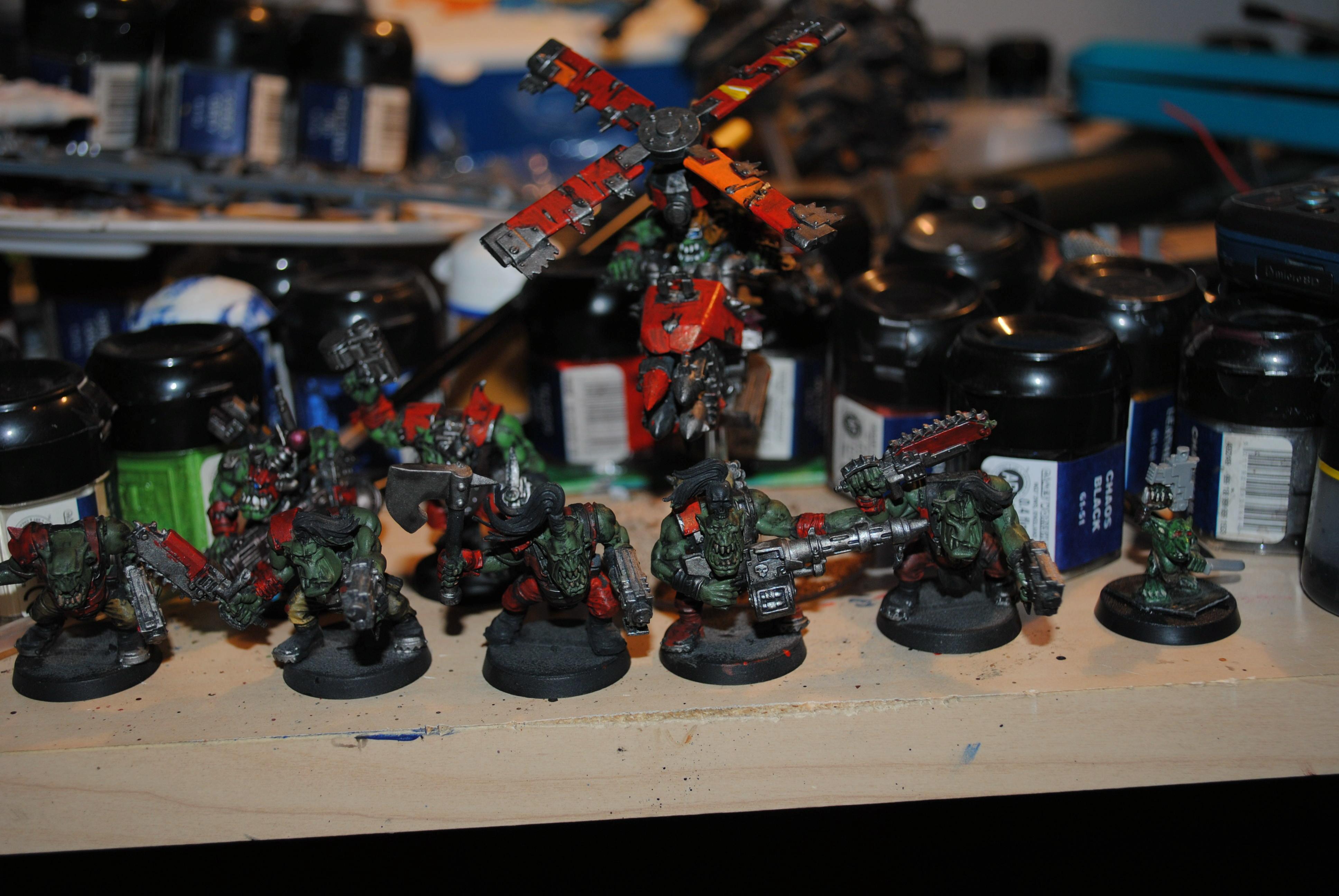 All the painted minis, some not 100% finished mind