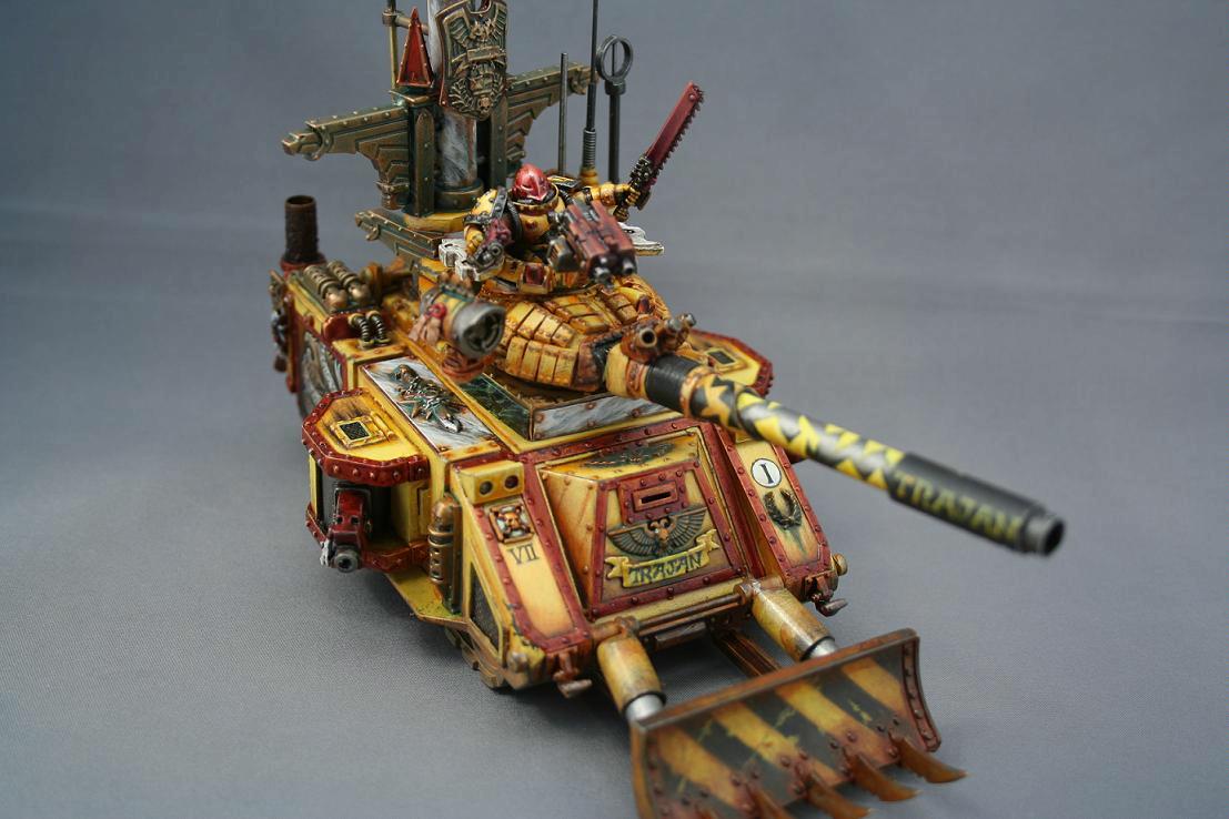 Conversion, Imperial Fists, Predator, Space Marines