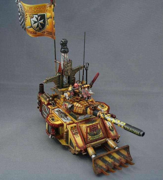 Awesome, Imperial Fists, Predator, Space Marines