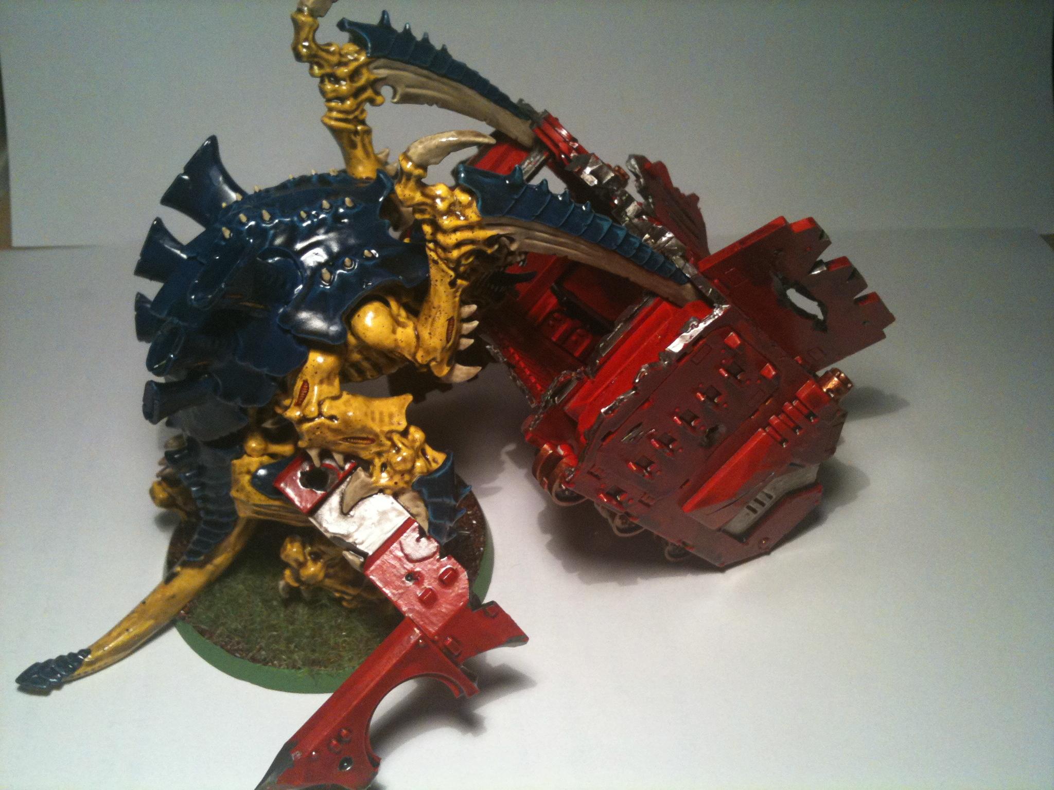 Carnifex, Duel, Rhino, Tyranids