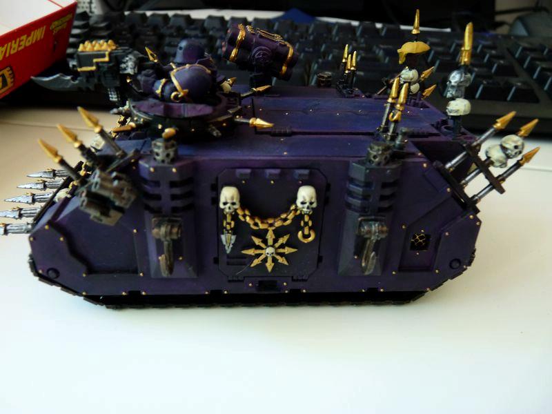 Chaos Space Marines, lost prophets rhino 1 side