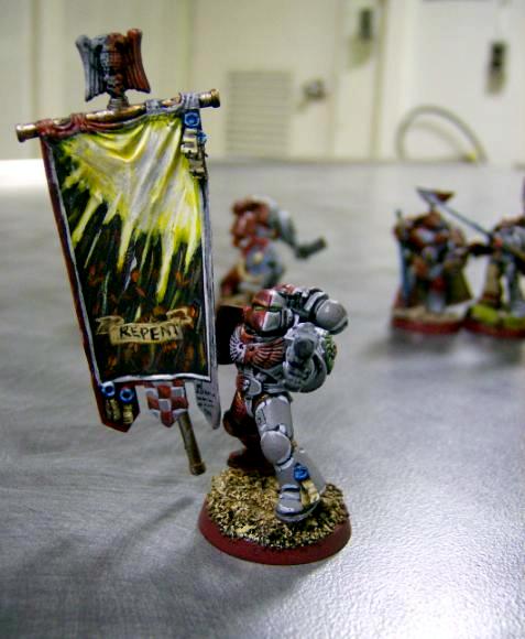 Banner, Freehand, Space Marines, Warhammer 40,000