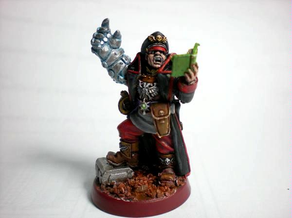 Commissar, Imperial Guard, Power Fist, Warhammer 40,000