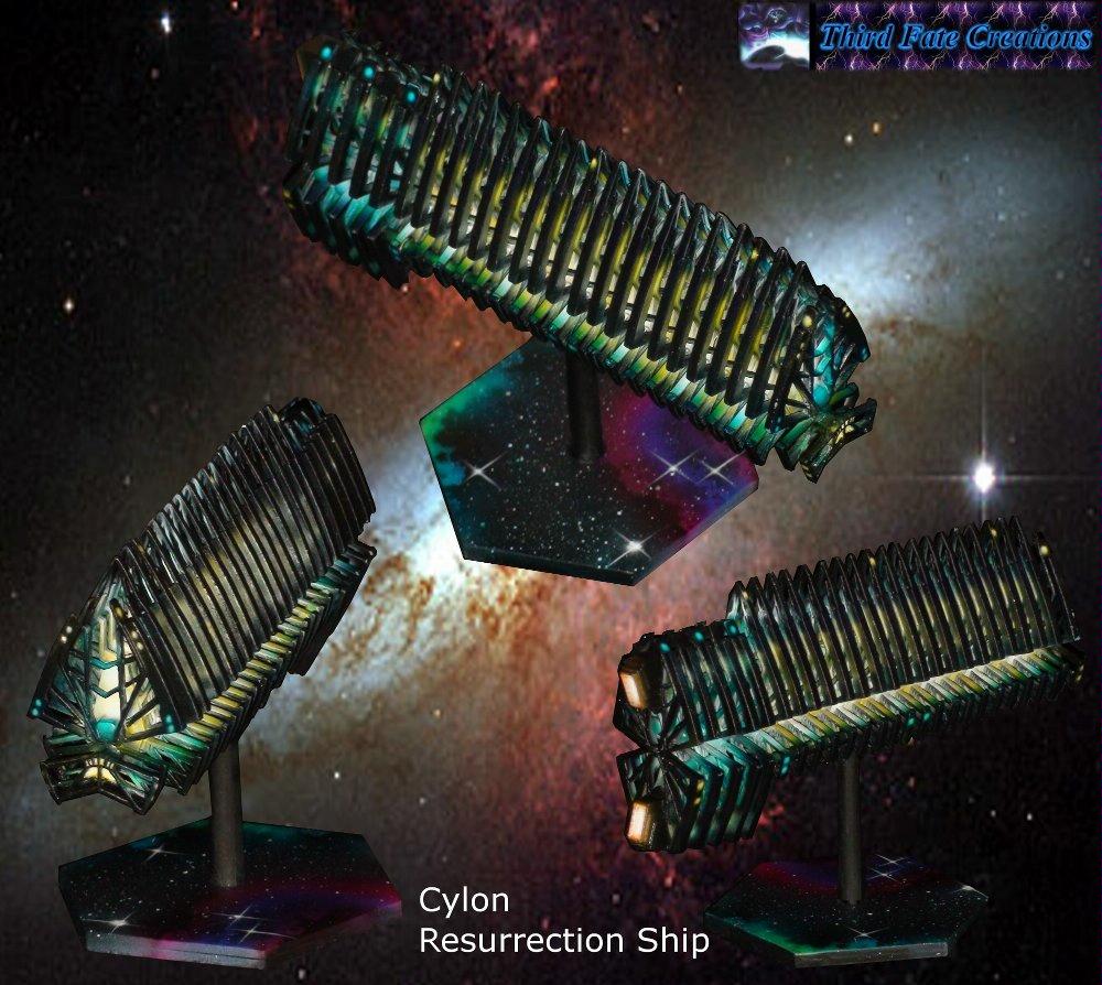Airbrush, Battle Star, Cylon, Resurrection, Ship
