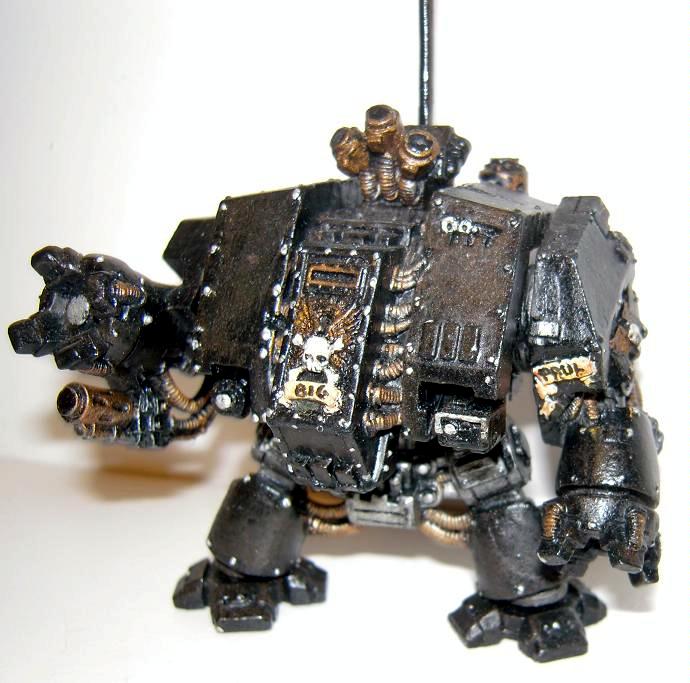 Chaos, Chaos Space Marines, Conversion, Dead, Dreadnought, Hellbrute, Metal, Painted, Scratch, Scratch Build, Senes Antiqua, Senex, Space Marines