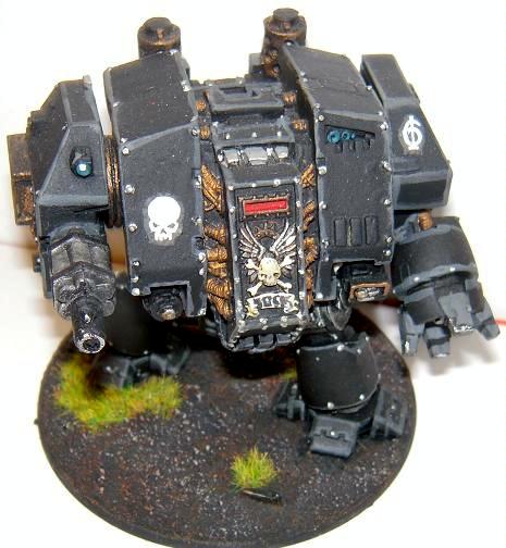 Chaos, Chaos Space Marines, Conversion, Dead, Dreadnought, Hellbrute, Metal, Painted, Scratch, Scratch Build, Senes Antiqua, Senex, Space Marines