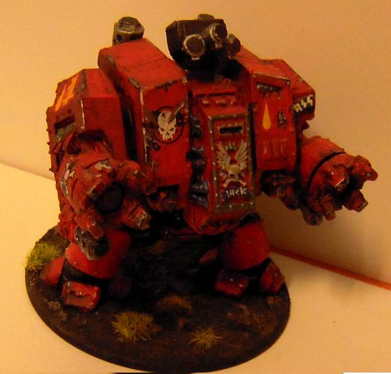 Blood Angels, Chaos, Chaos Space Marines, Conversion, Dead, Dreadnought, Furioso, Hellbrute, Metal, Painted, Scratch, Scratch Build, Senes Antiqua, Senex, Space Marines