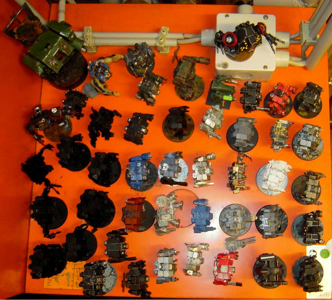 Chaos, Chaos Space Marines, Conversion, Dead, Dreadnought, Hellbrute, Metal, Painted, Scratch, Scratch Build, Senes Antiqua, Senex, Space Marines