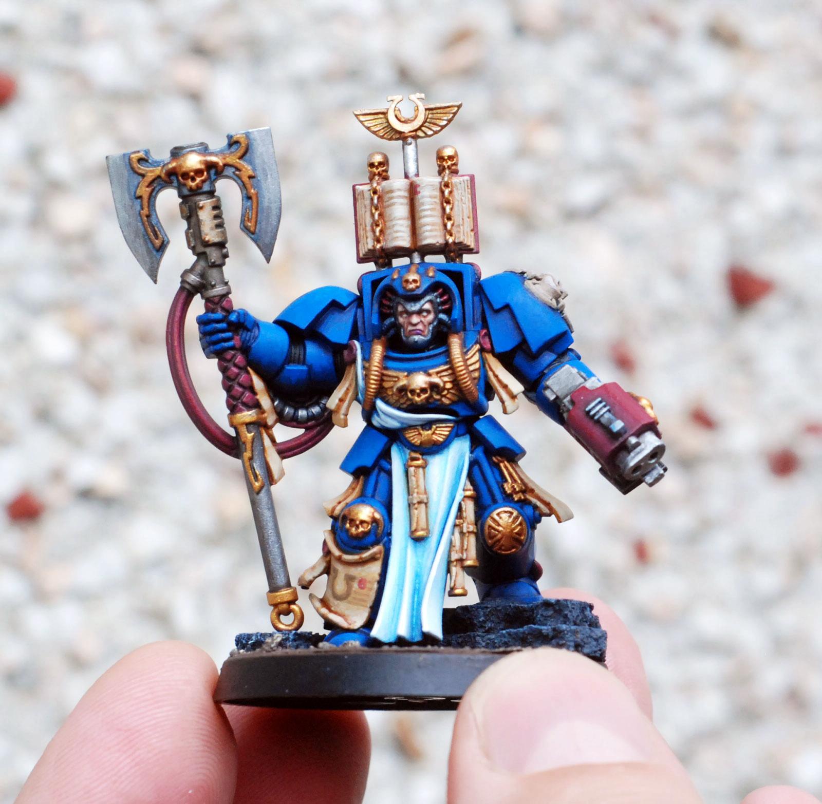 Librarian, Space Hulk, Space Marines, Spacehulk, Terminator Armor, Ultramarines