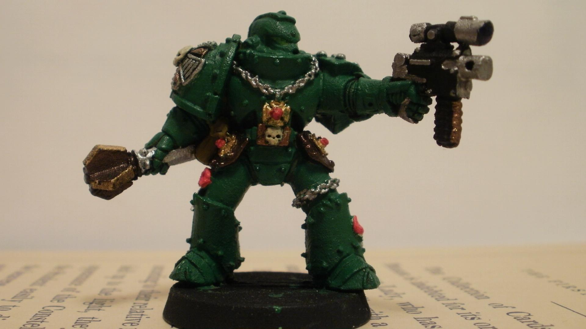 Green, Salamander, Space Marines, Veteran