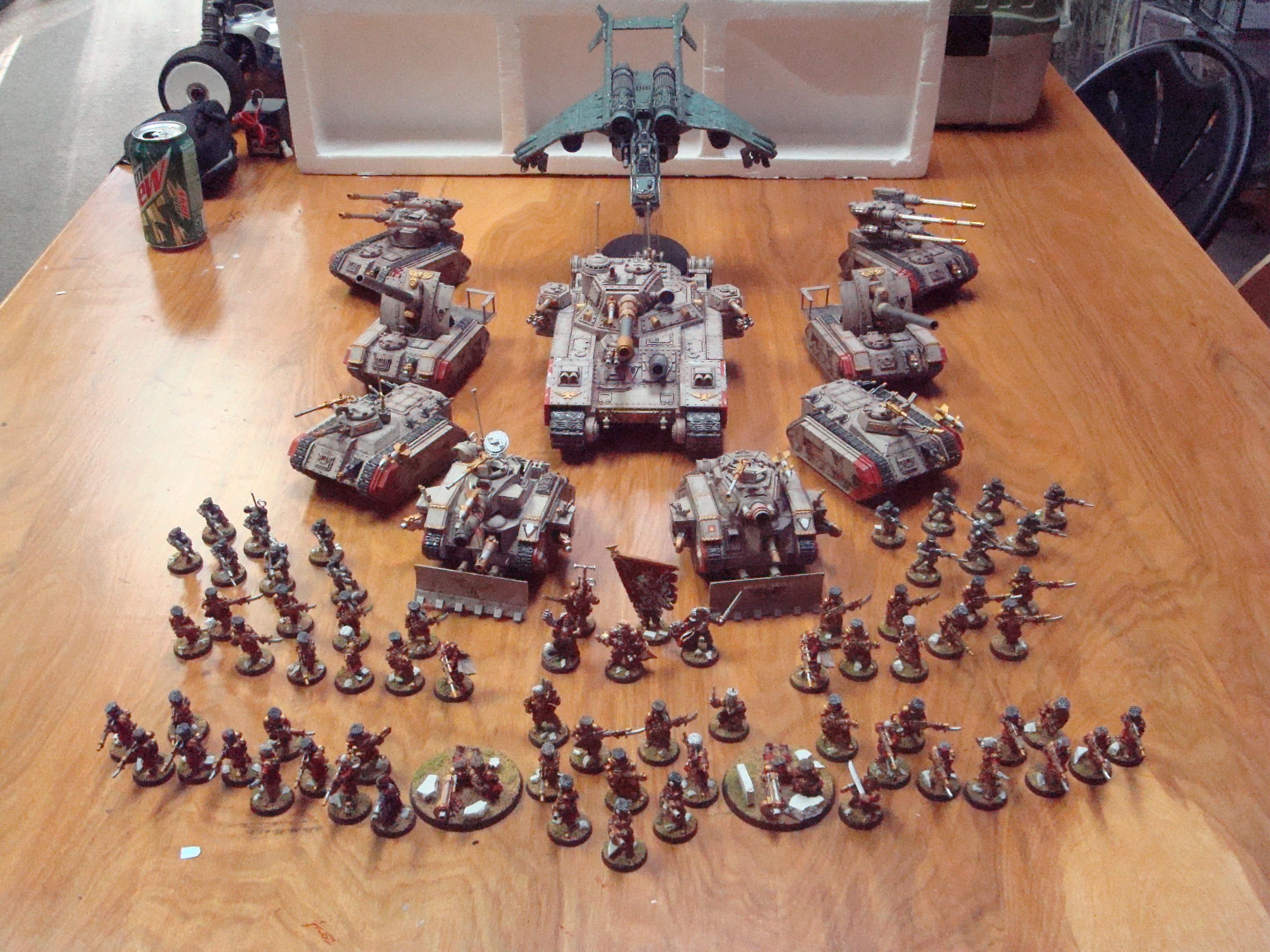 Army, Basilisk, Chimera, Hyrda, Imperial Guard, Leman Russ, Valkyrie