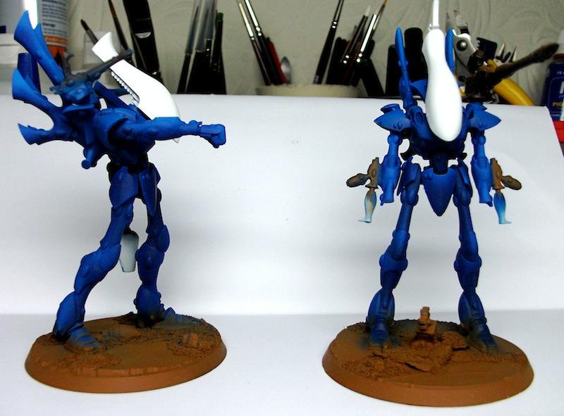 Airbrush, Airbrushed, Eldar, Spray, Spray Painted, Warhammer 40,000, Wraithlord