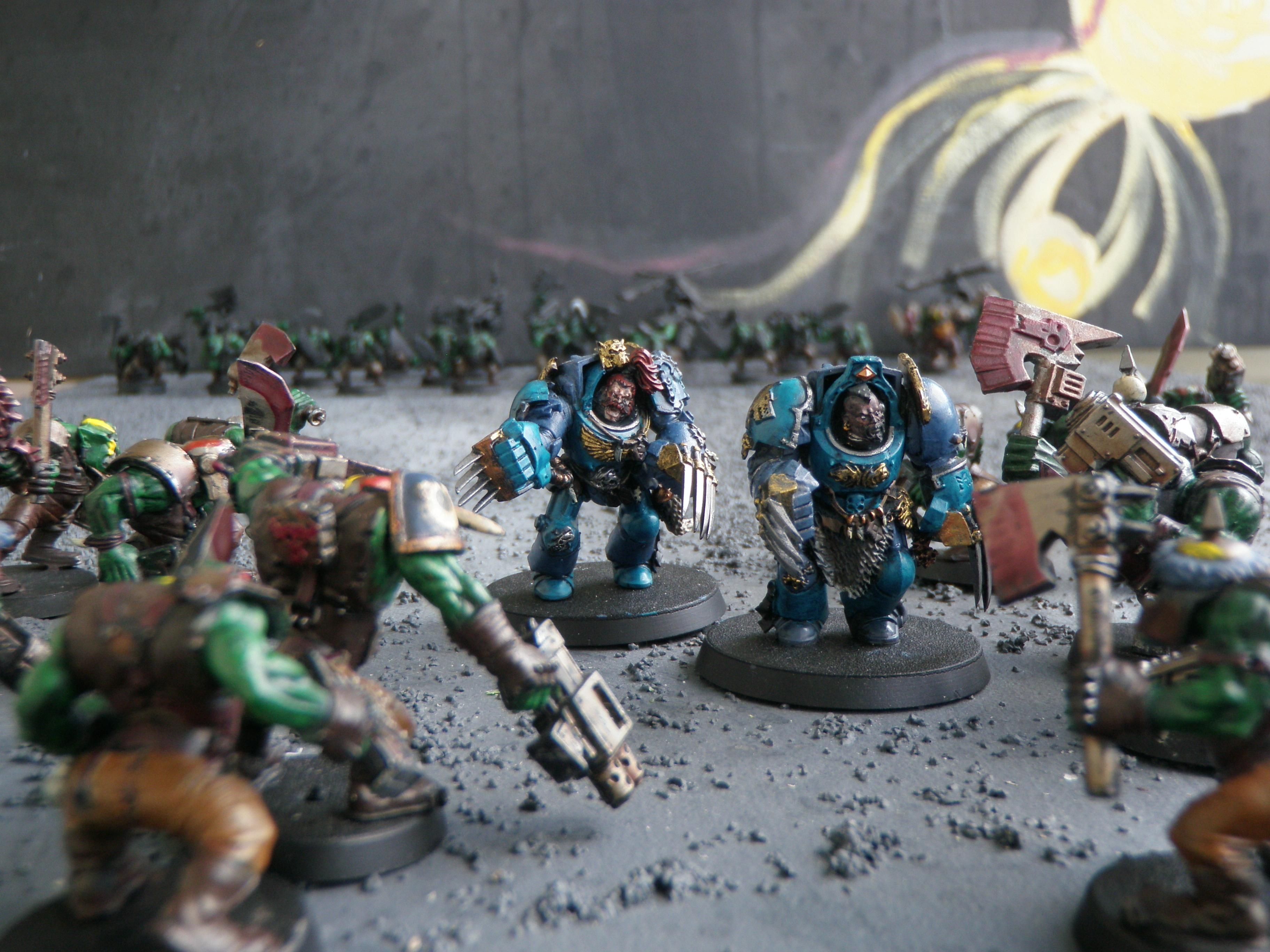 Astartes, Space Marines, Space Wolves, Terminator Armor, Wolf Claws