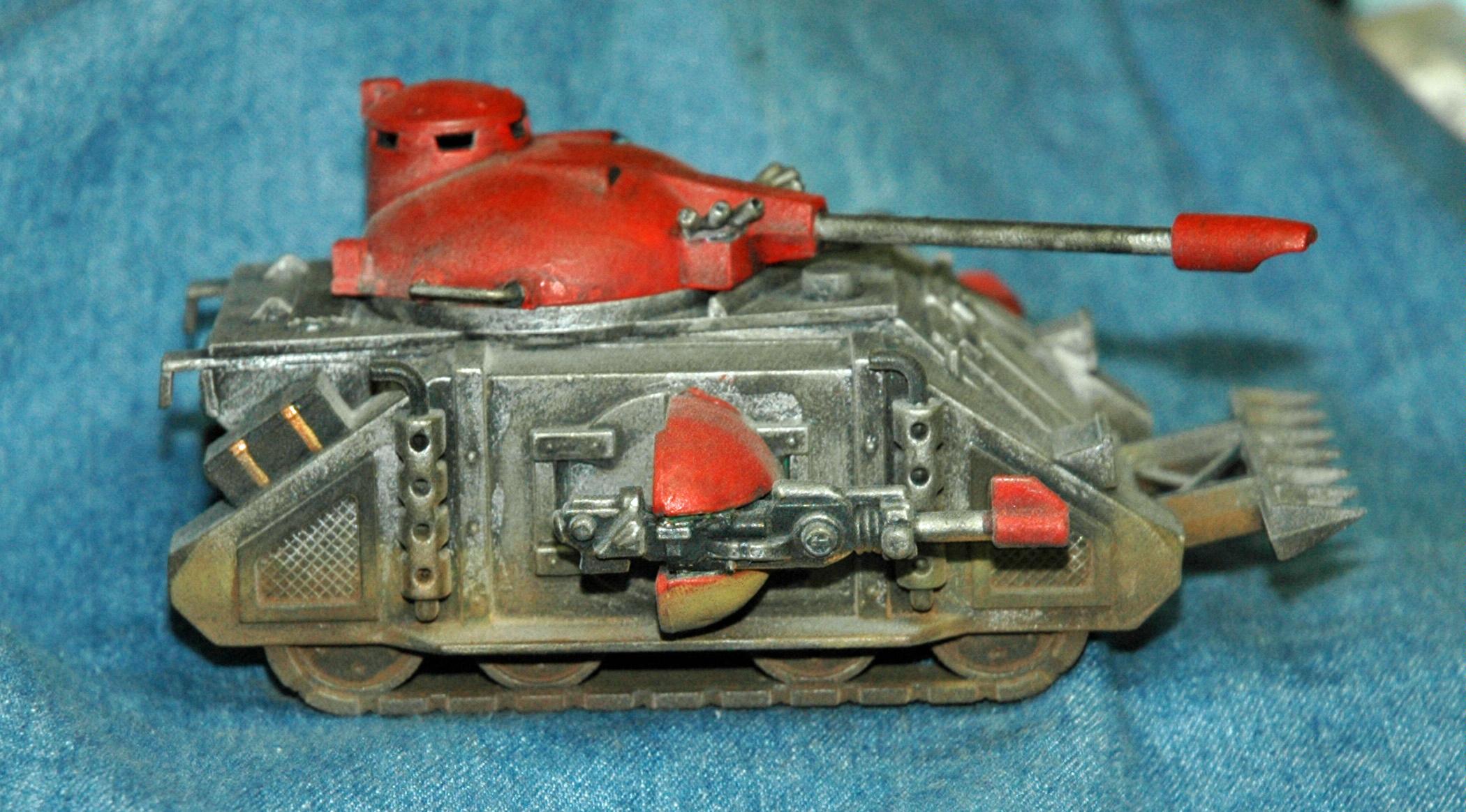 Doom Eagles, Mk I Predator, Predator, Space Marines, Warhammer 40,000, Weathered