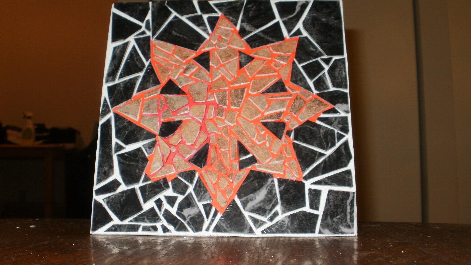 Chaos, Chaos Star, Mosaic, Tiles, Warhammer 40,000