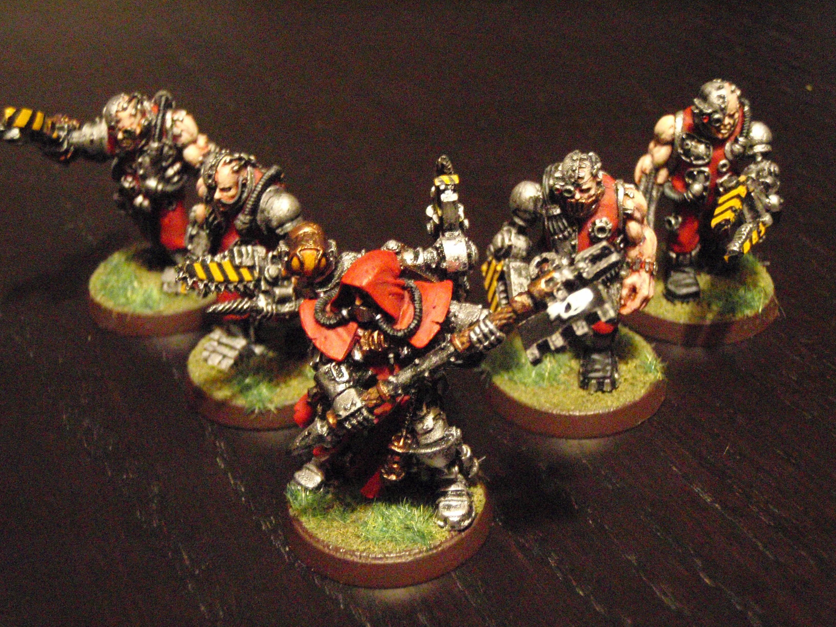 Adeptus Mechanicus, Cyborg, Enginseer, Imperial Guard, Servitors, Tech Priest