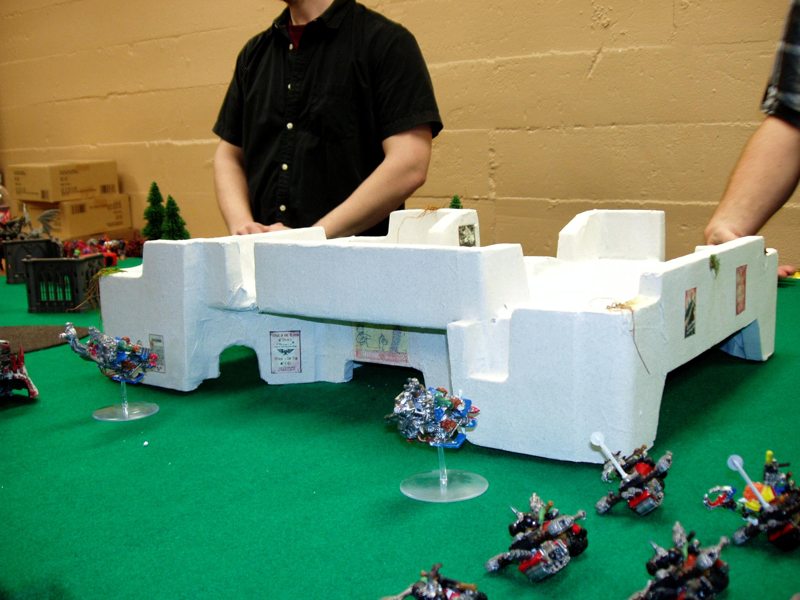 Daemons, Orks, Space Marines