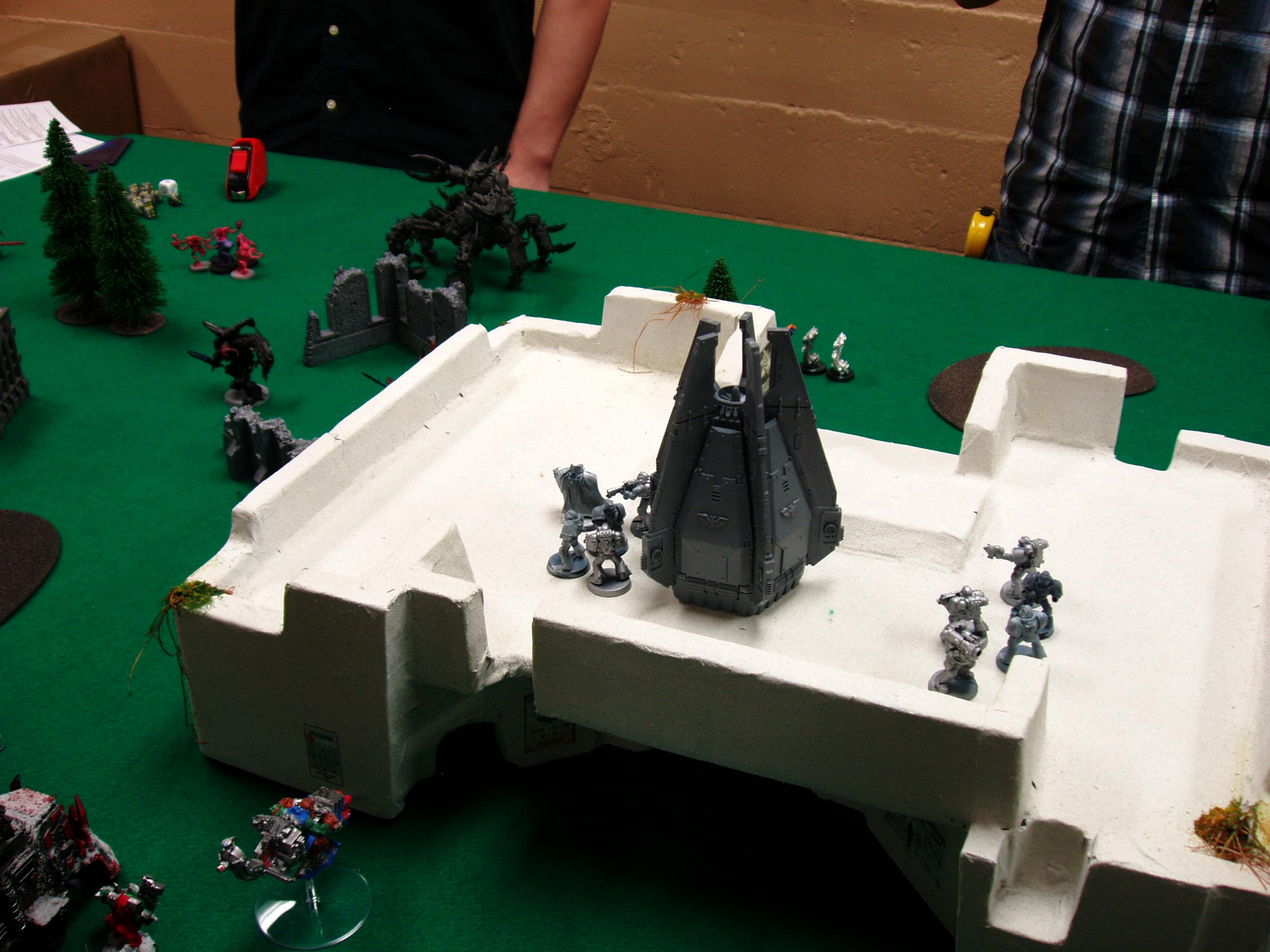 Daemons, Orks, Space Marines