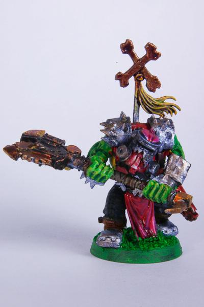 Big Choppa, Bosspole, Goff, Mask, Nob, Orks