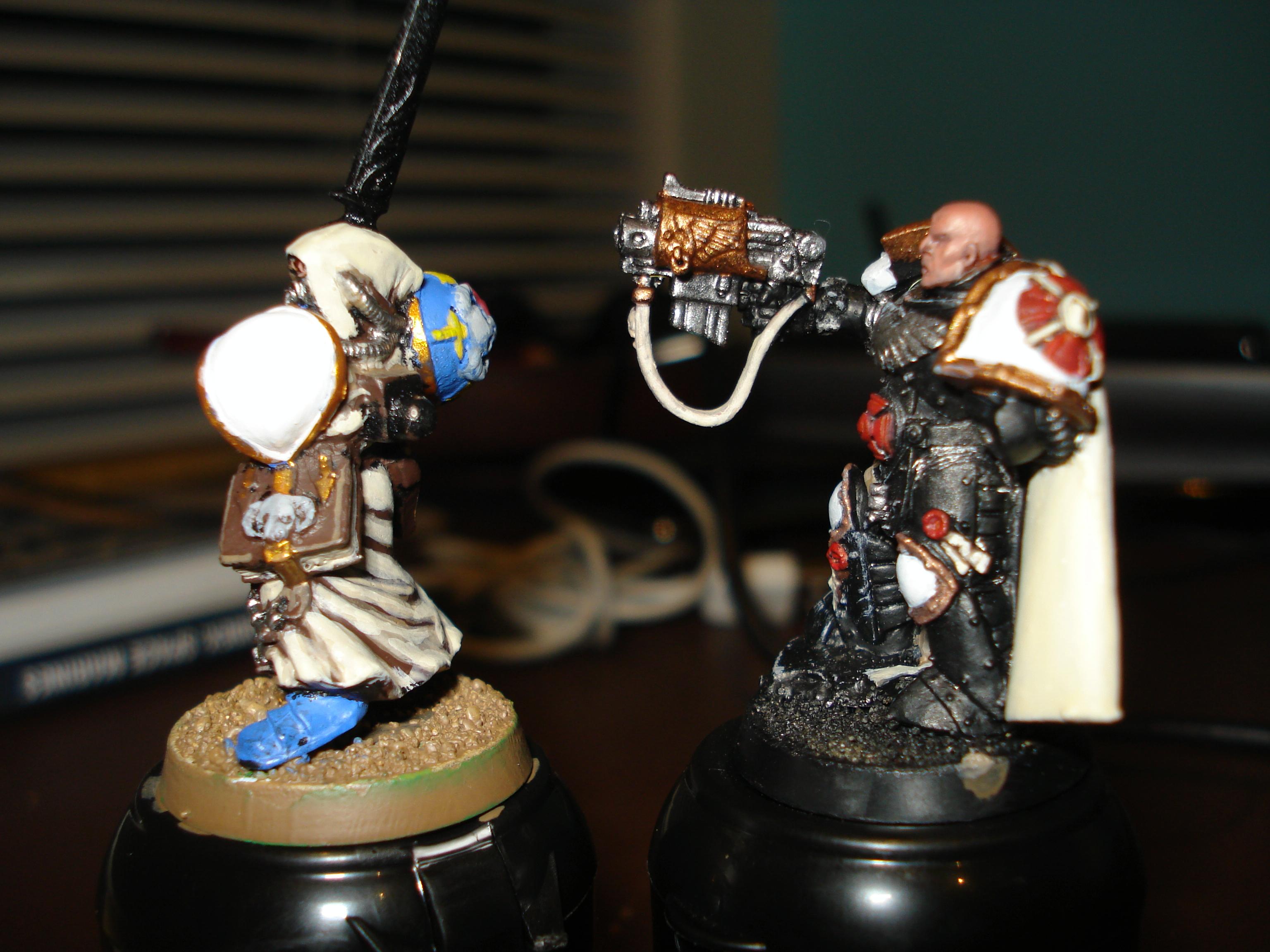 Captain, Libarian, Space Marines