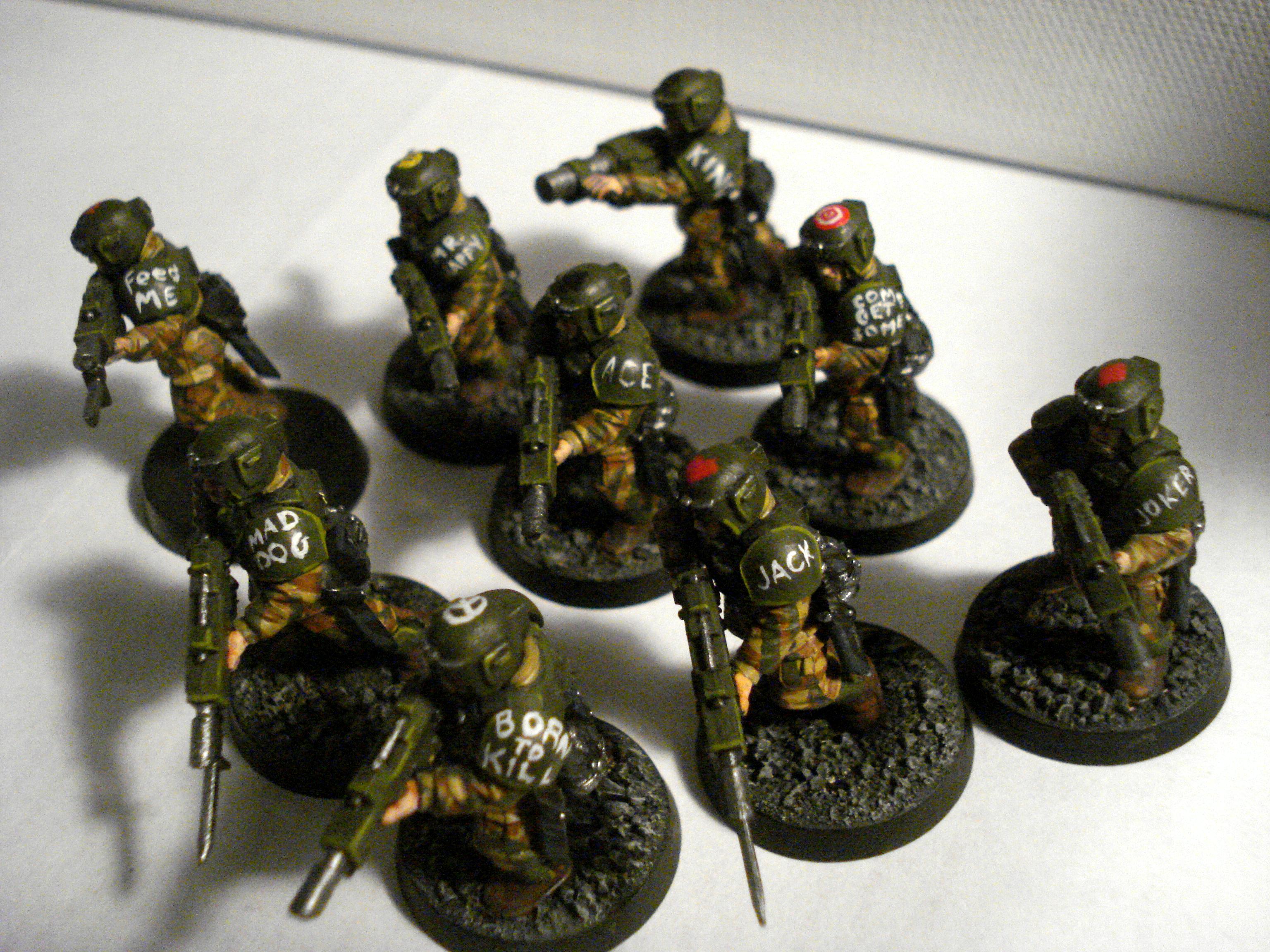 Cadians, Imperial Guard, Squad, Warhammer 40,000