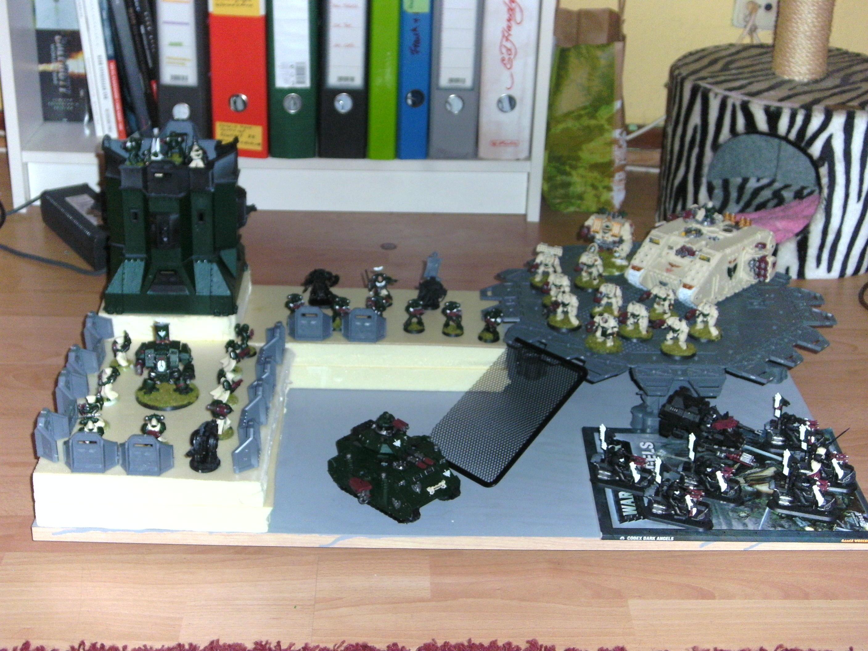 Buildings, City, Dark Angels, Fortress, Terrain