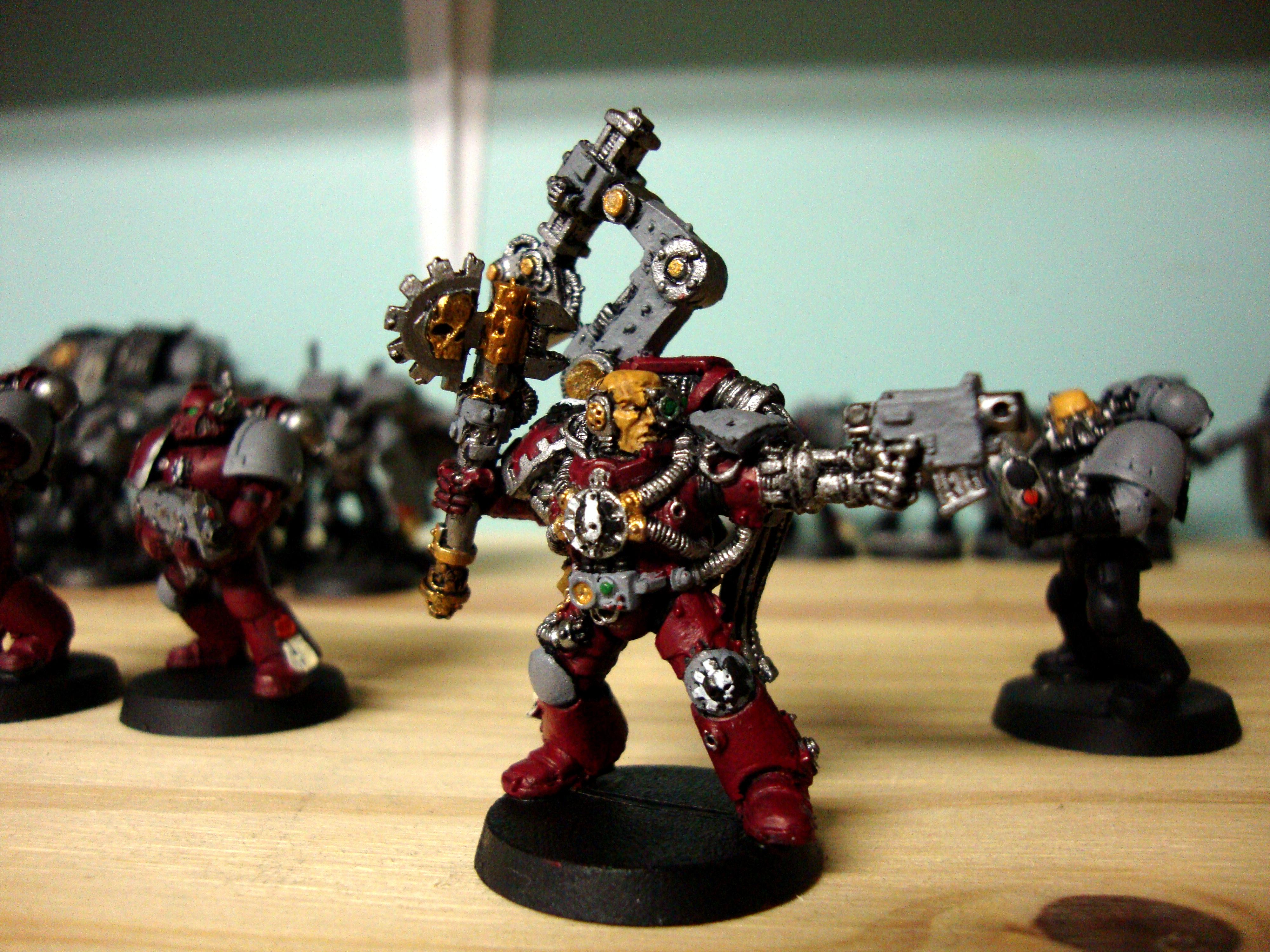 Space Marines, Techmarine, Unpainted Base, Warhammer 40,000