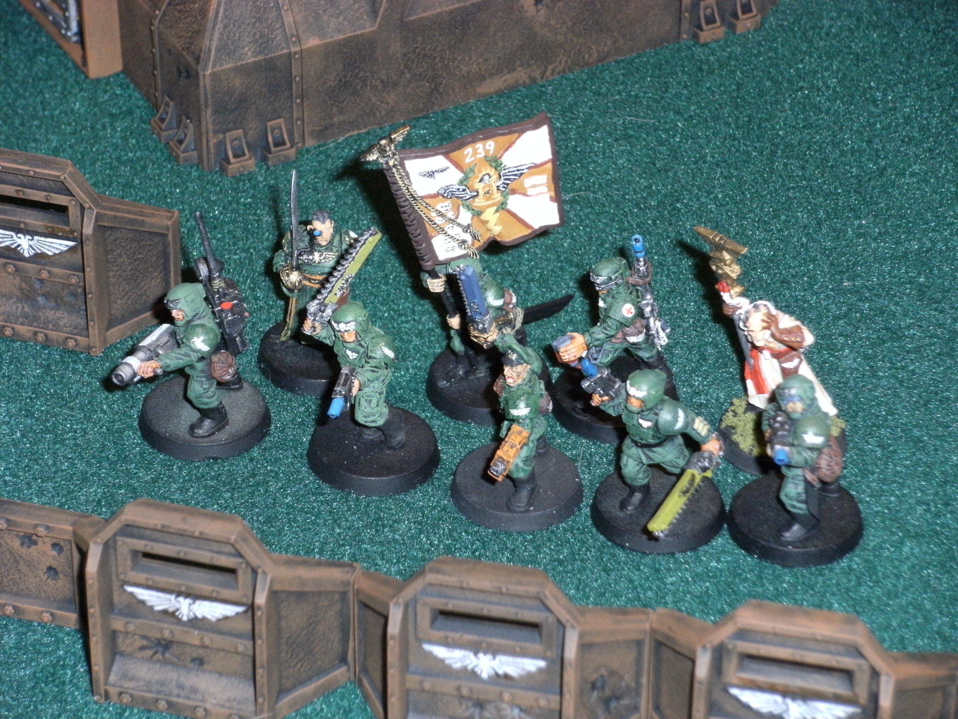 Cadians, Headquarters, Imperial Guard, Warhammer 40,000