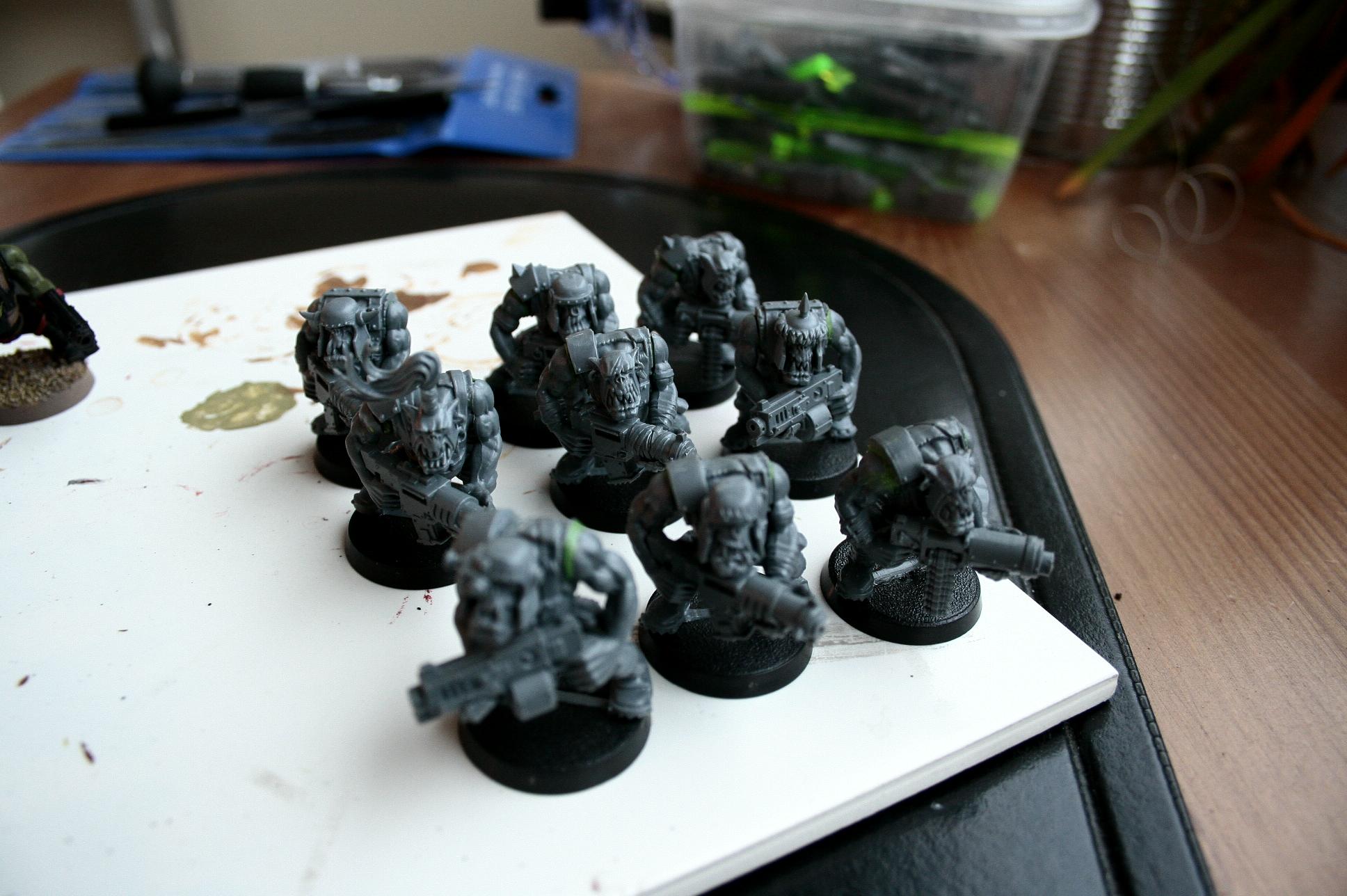 Assault On Black Reach, Orks, Shootaboy Conversion, Work In Progress
