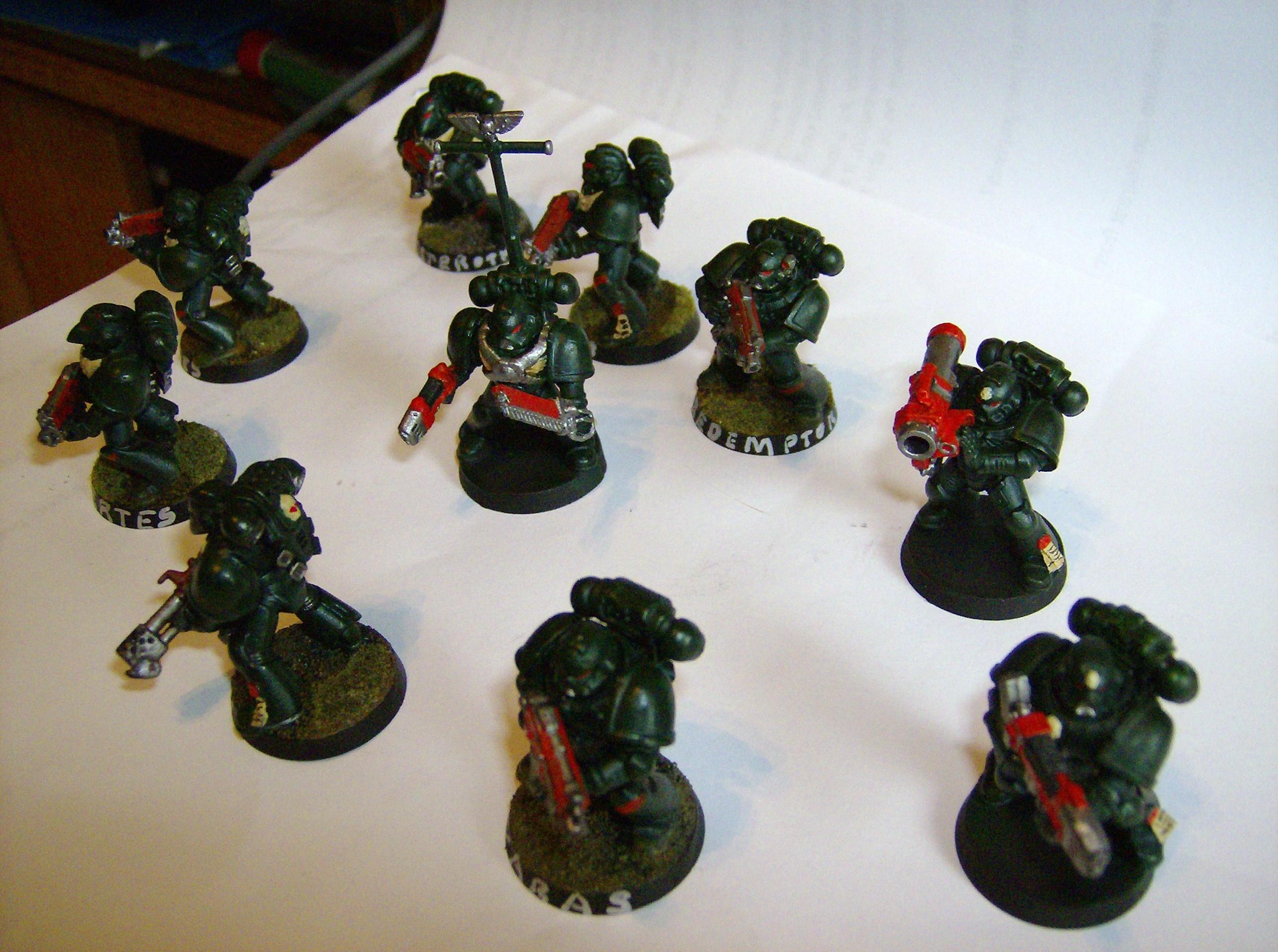 Dark Angels, over head picture of 1st platoon