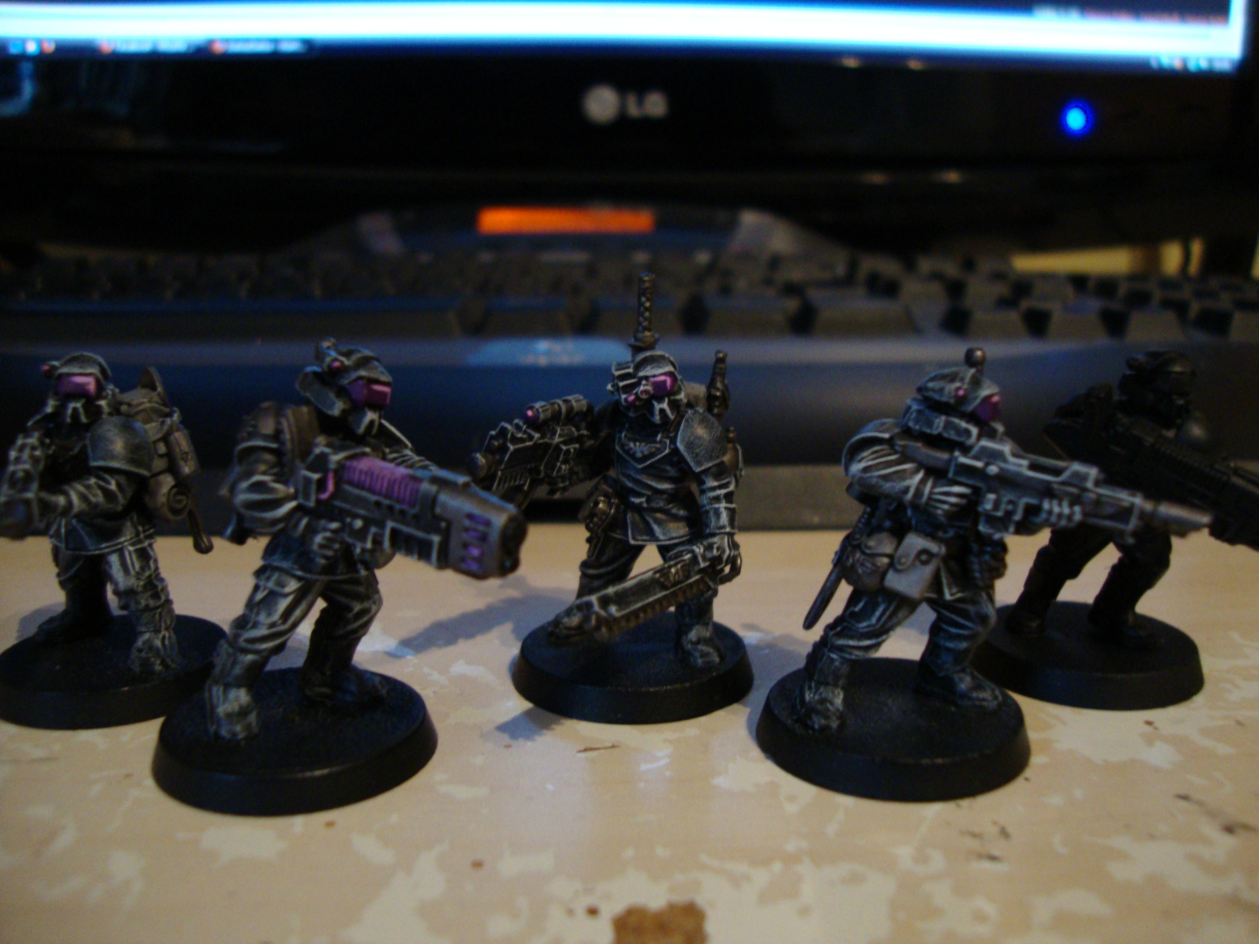 Black And White, Command Squad, Imperial Guard, Night